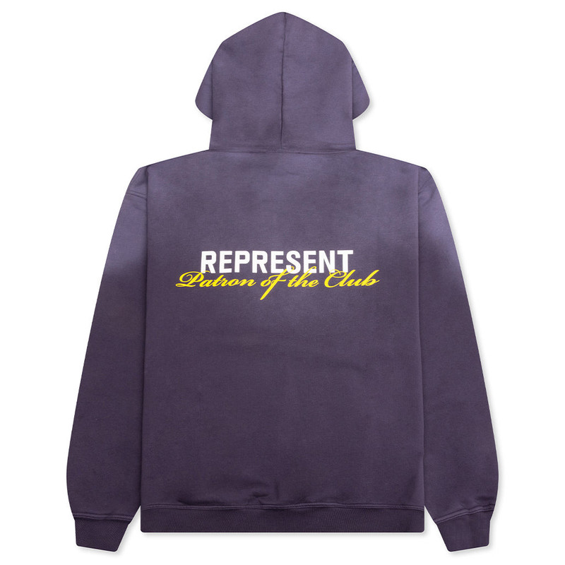 REPRESENT PATRON OF THE CLUB HOODIE - PLUM outlook