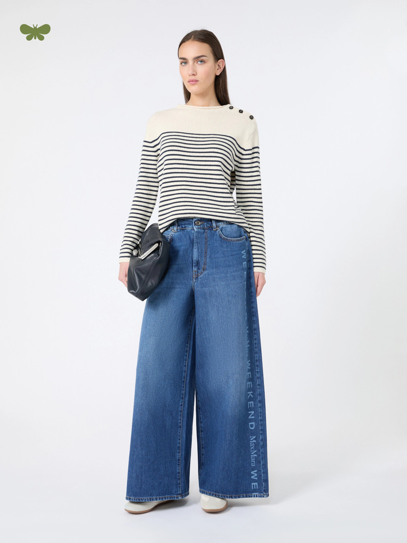 WEEKEND Max Mara Authentic cotton denim jeans - NAVY outlook