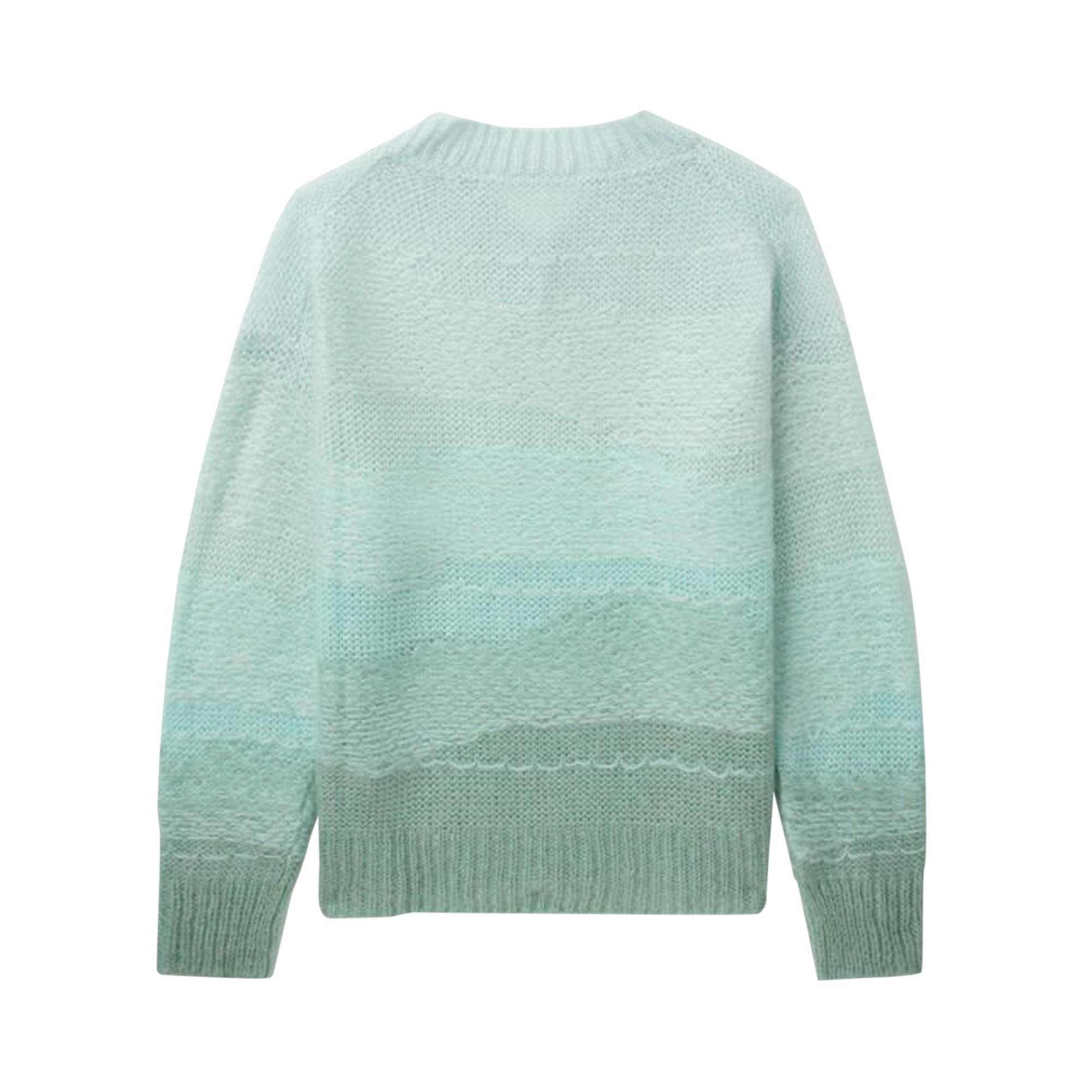 Acne Studios V Neck Knit Jumper 'Mint/Multicolor' - 2