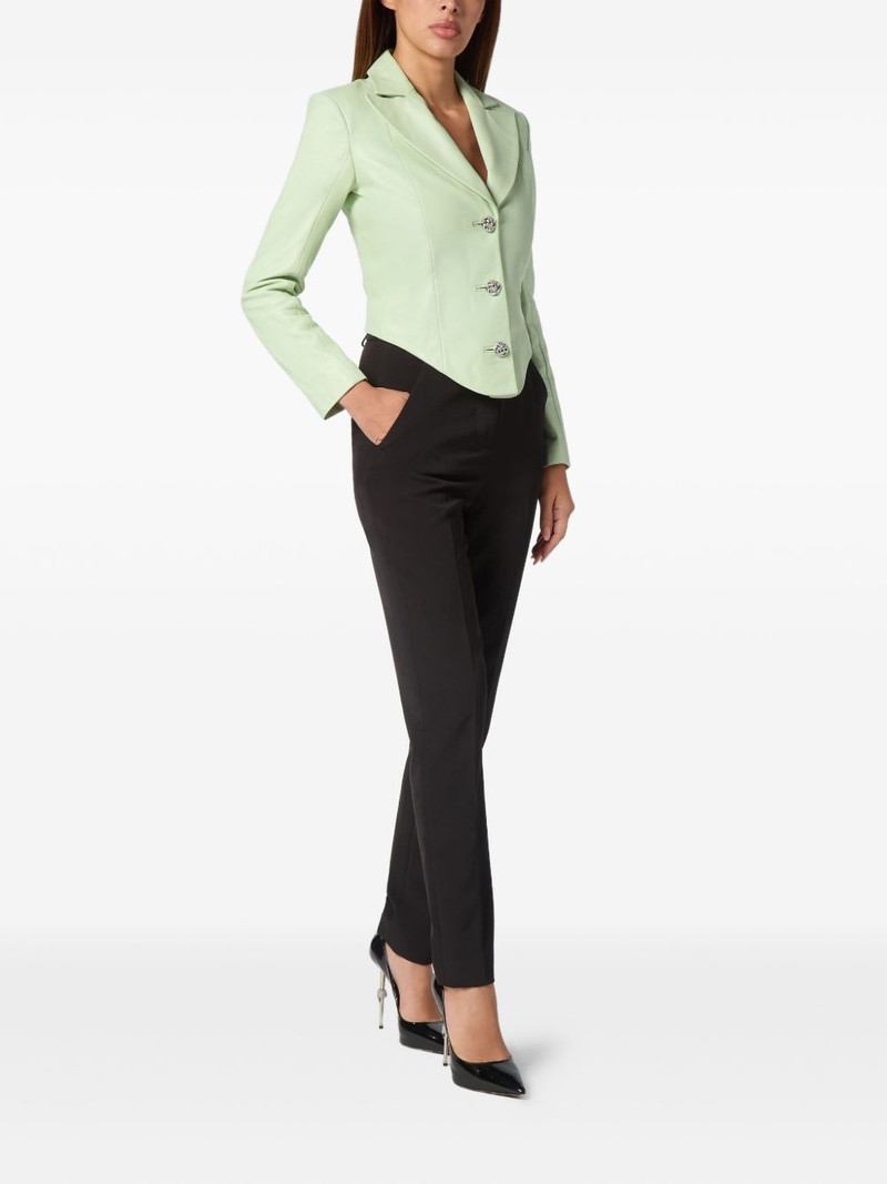 PHILIPP PLEIN Vintage Leather blazer outlook