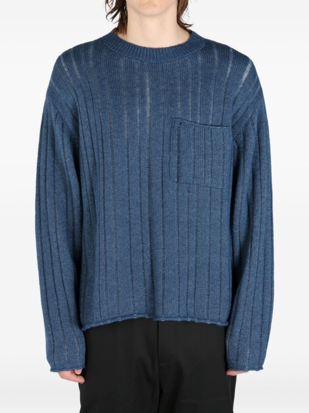 ribbed-knit sweater - 3