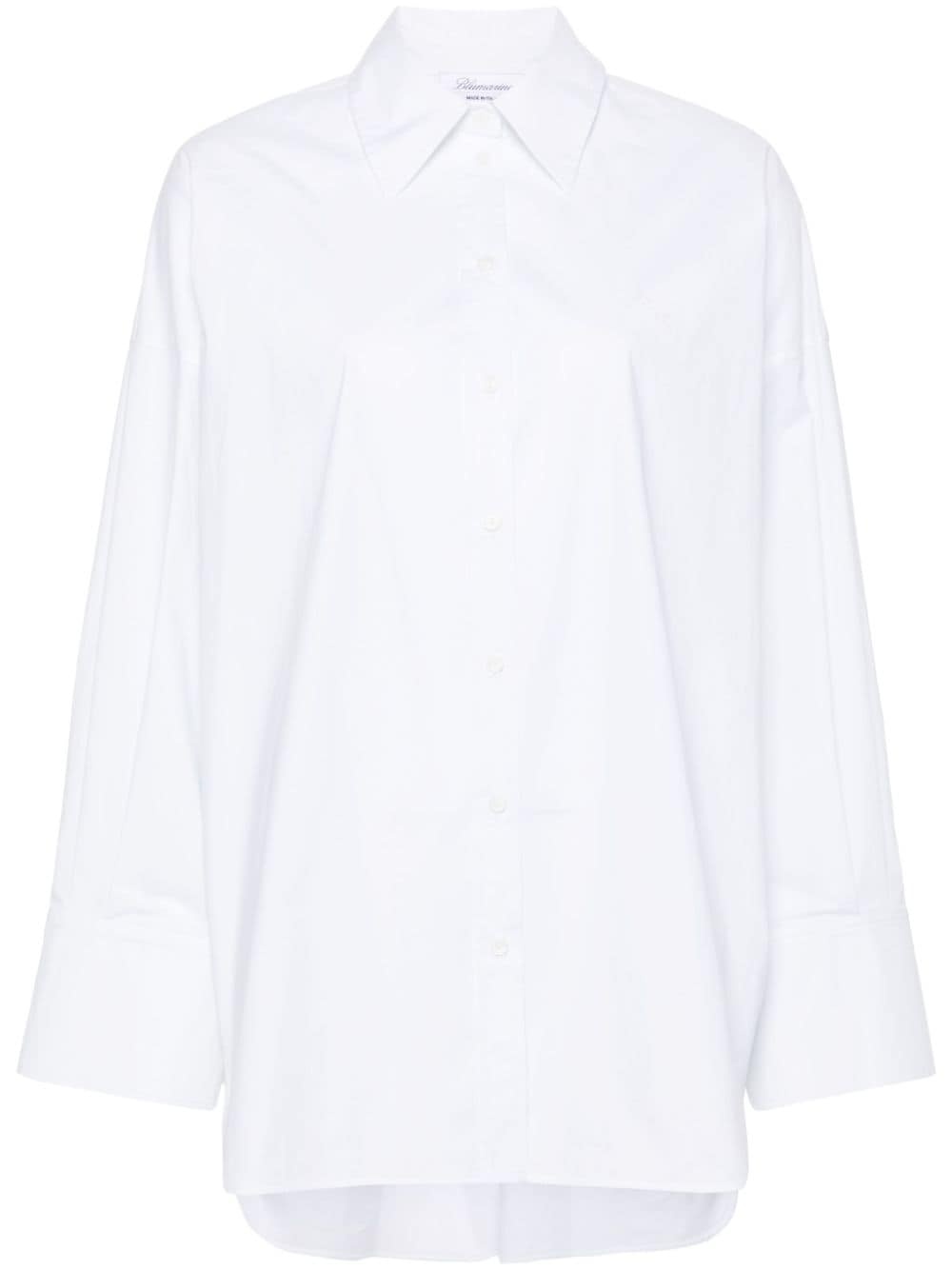 embroidered-logo shirt - 1