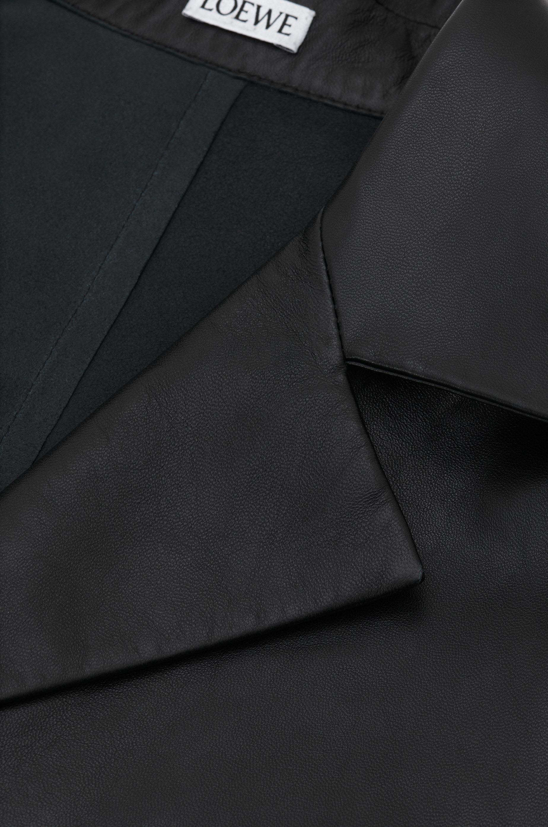 Pyjama blouse in nappa lambskin and suede goatskin - 6