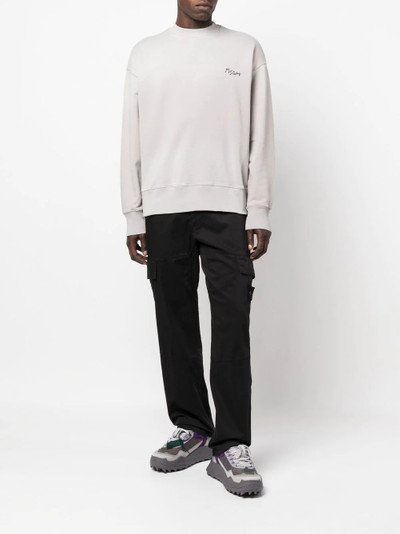 MSGM embroidered logo jumper outlook