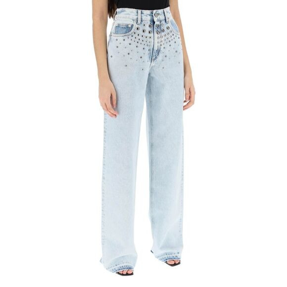 Alessandra Rich Women Jeans With Studs - 2