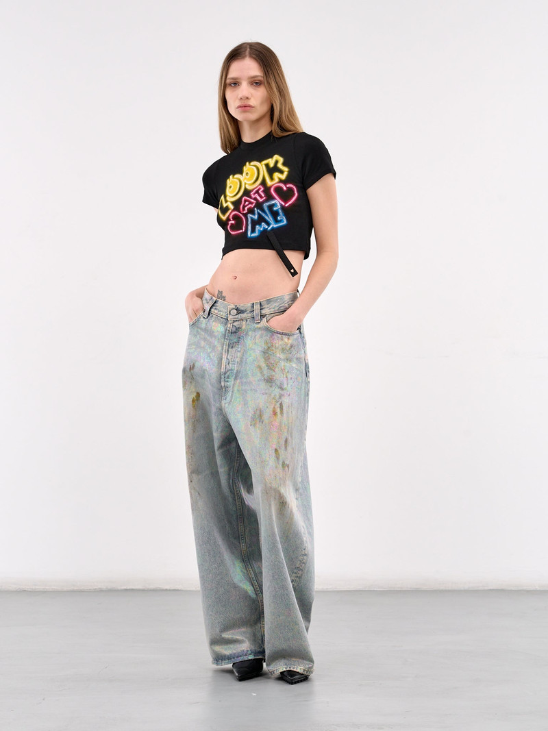 doublet Cropped Graphic Tee outlook