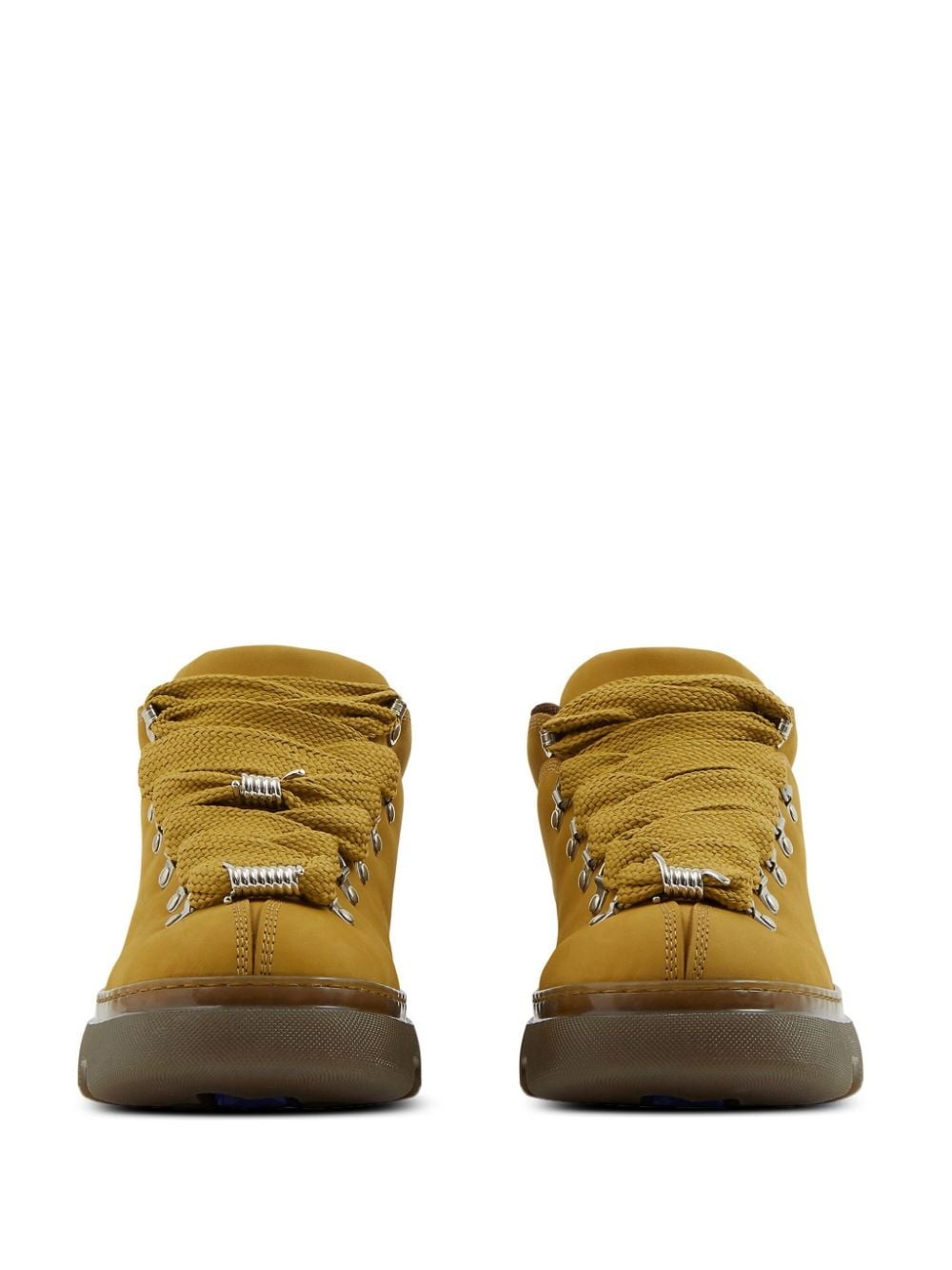 lace-up leather ankle boots - 3