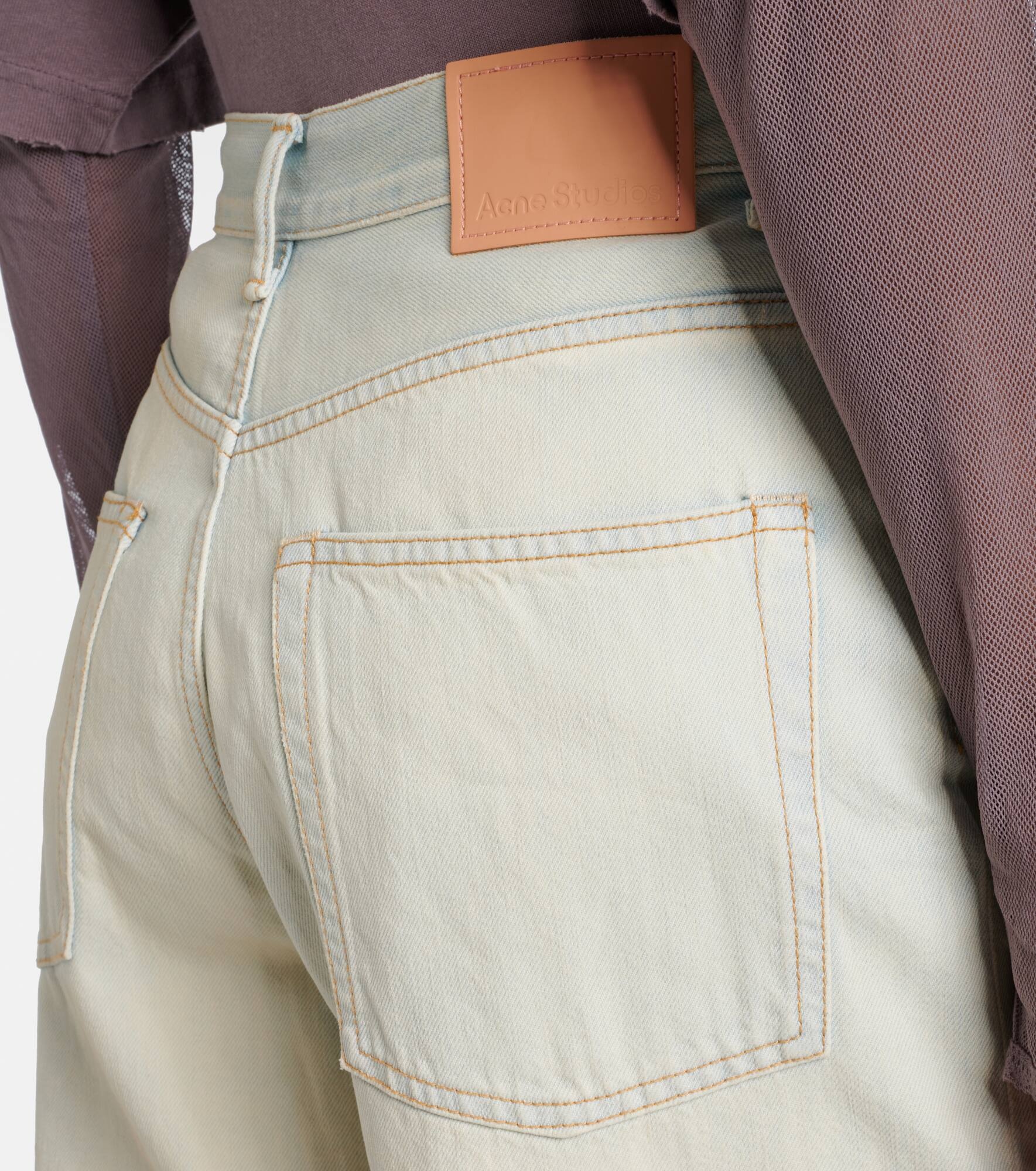 Acne Studios Shorebreak cut-out straight jeans | mytheresa