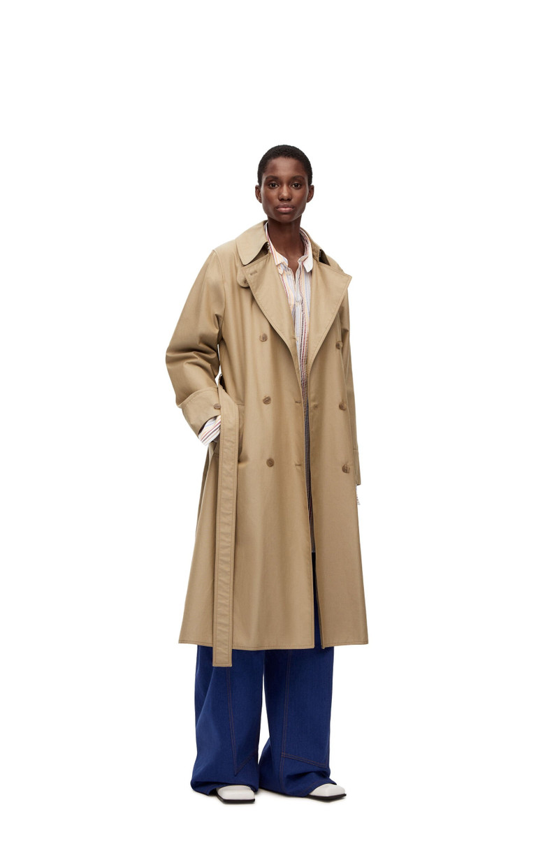 Loewe Trench coat in cotton outlook
