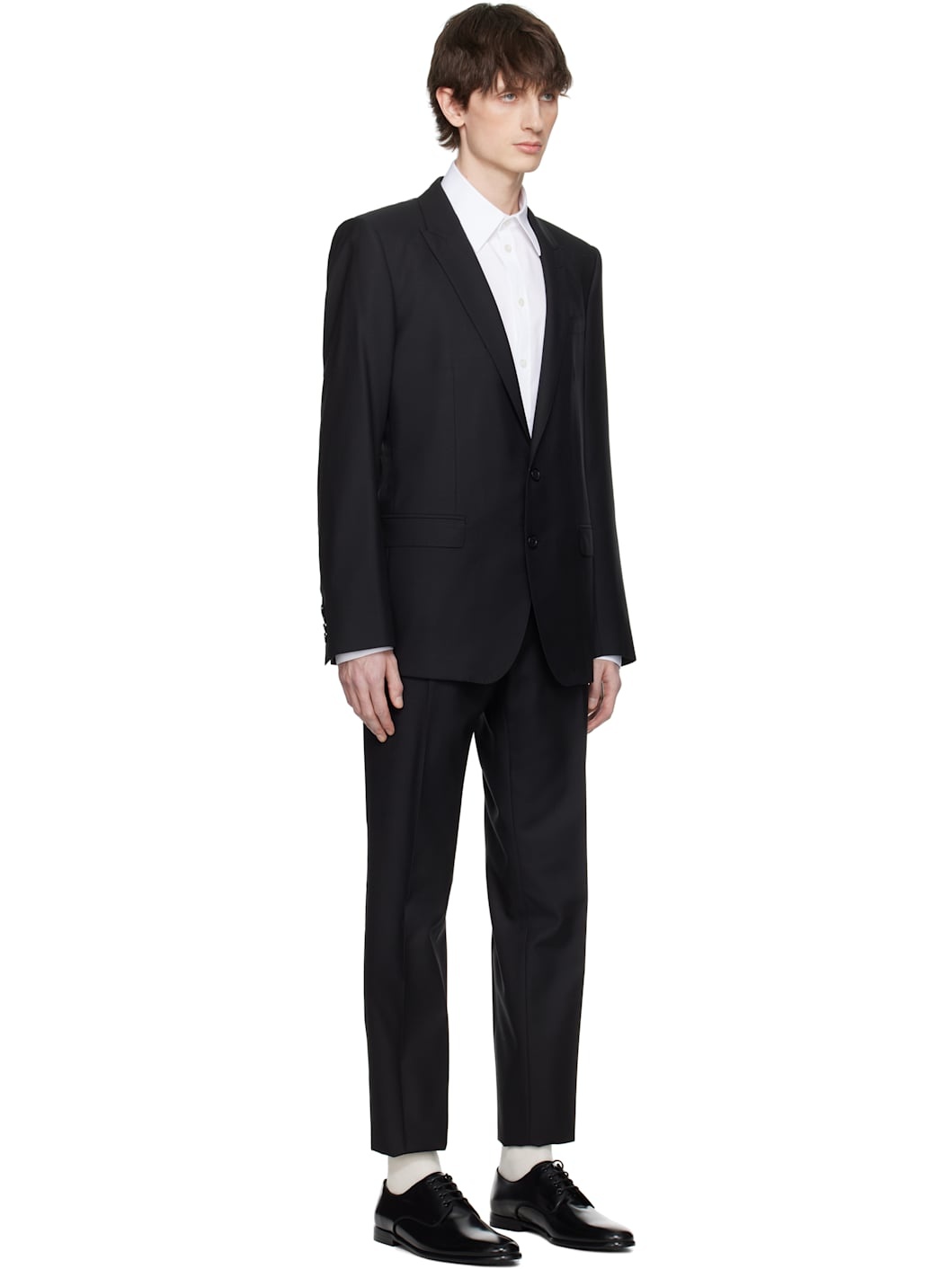 Black Martini-Fit Suit - 2