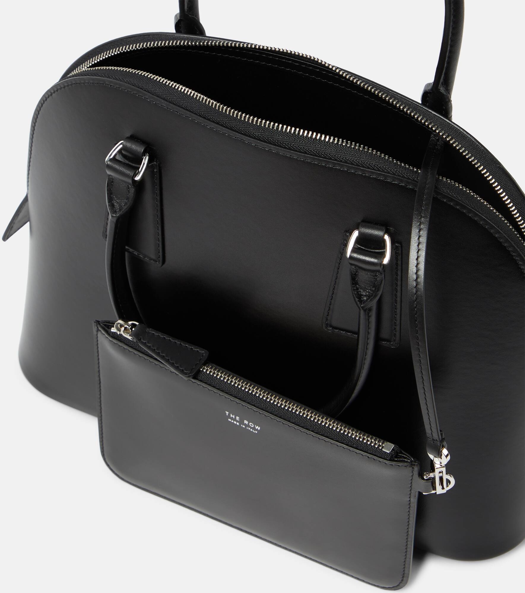 Nina Small leather tote bag - 3