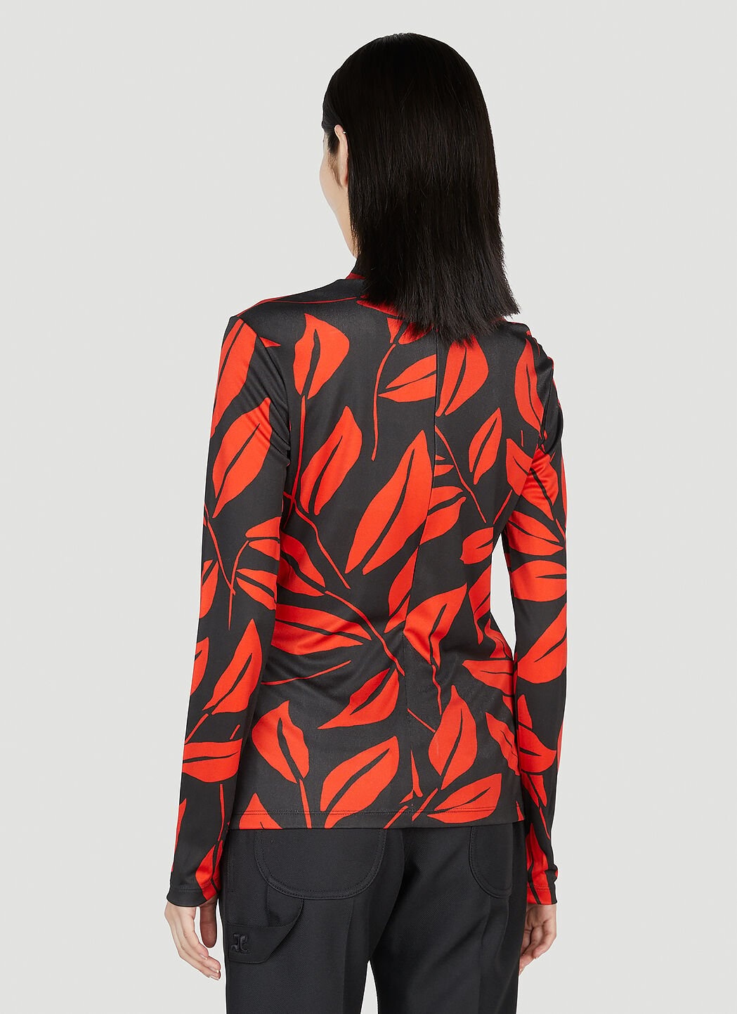 Leaf Print Top - 4