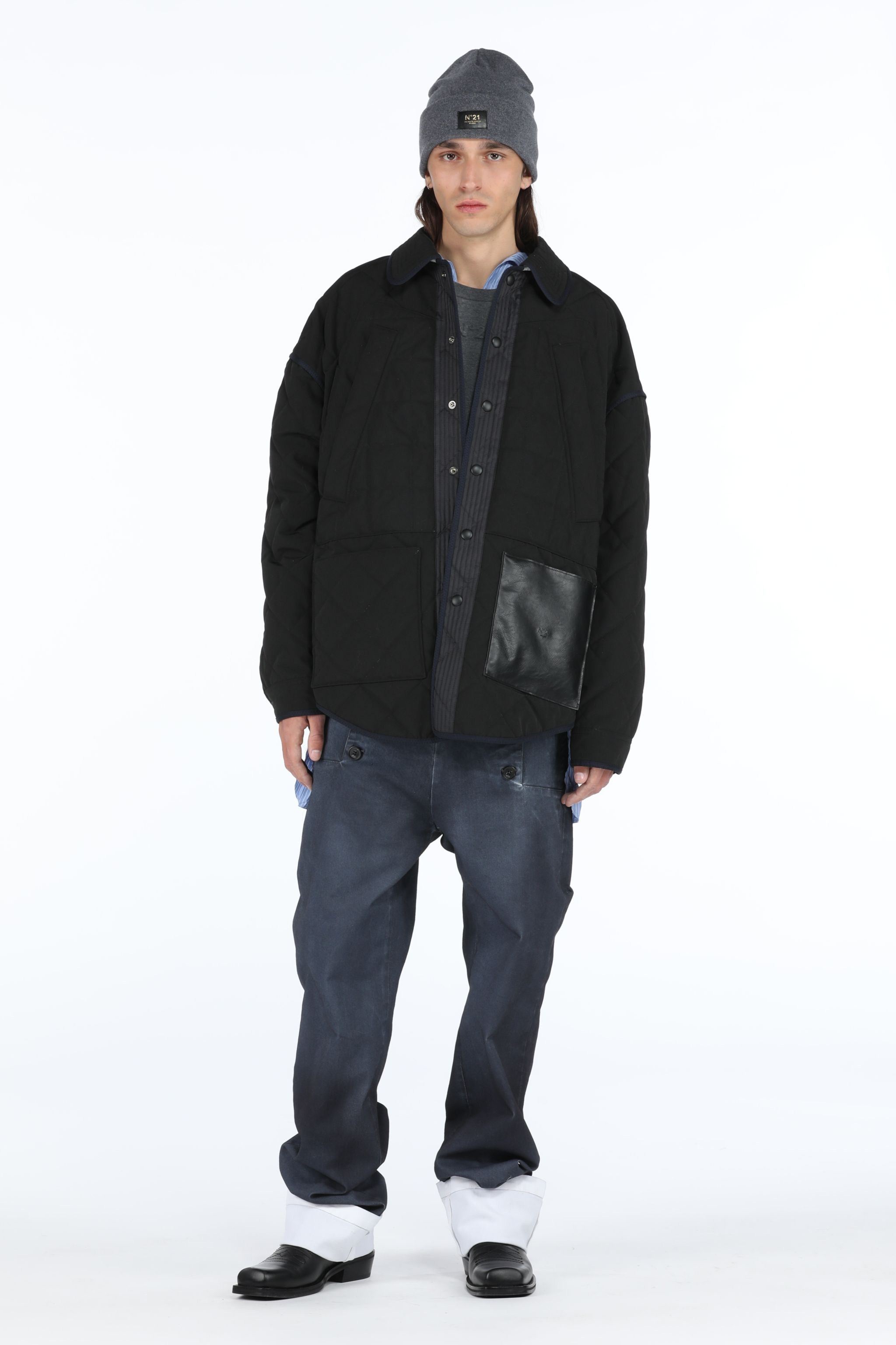 LOGO-EMBOSSED COTTON SWEATSHIRT - 4