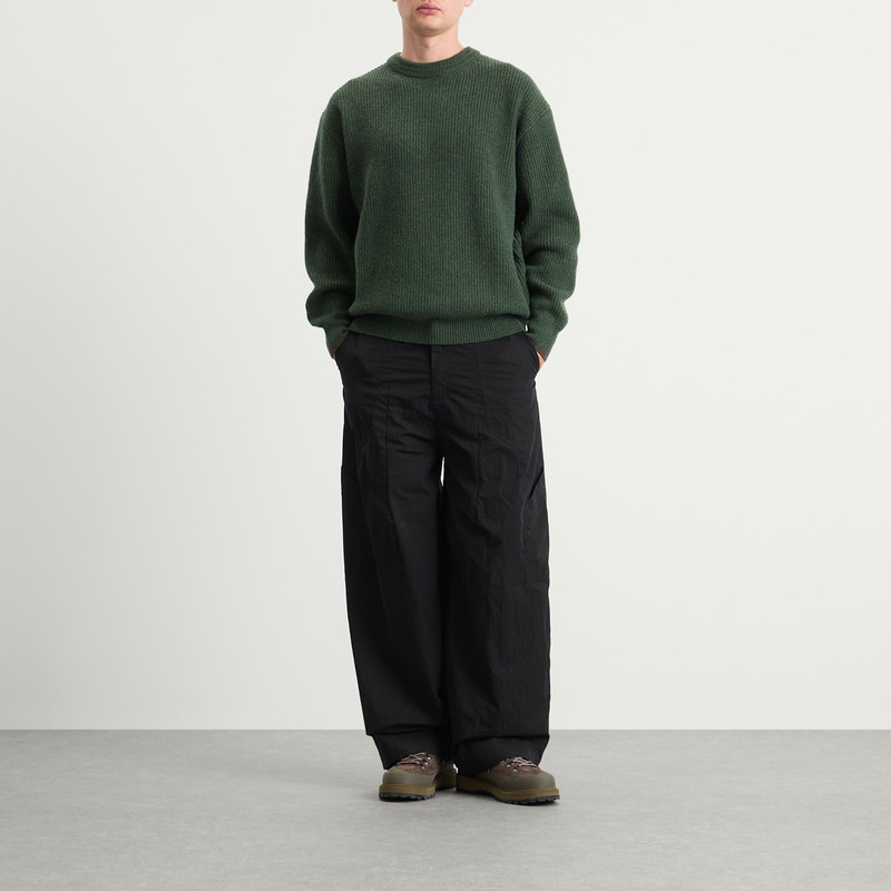 FrizmWORKS FrizmWORKS Patch Round Knit Jumper outlook