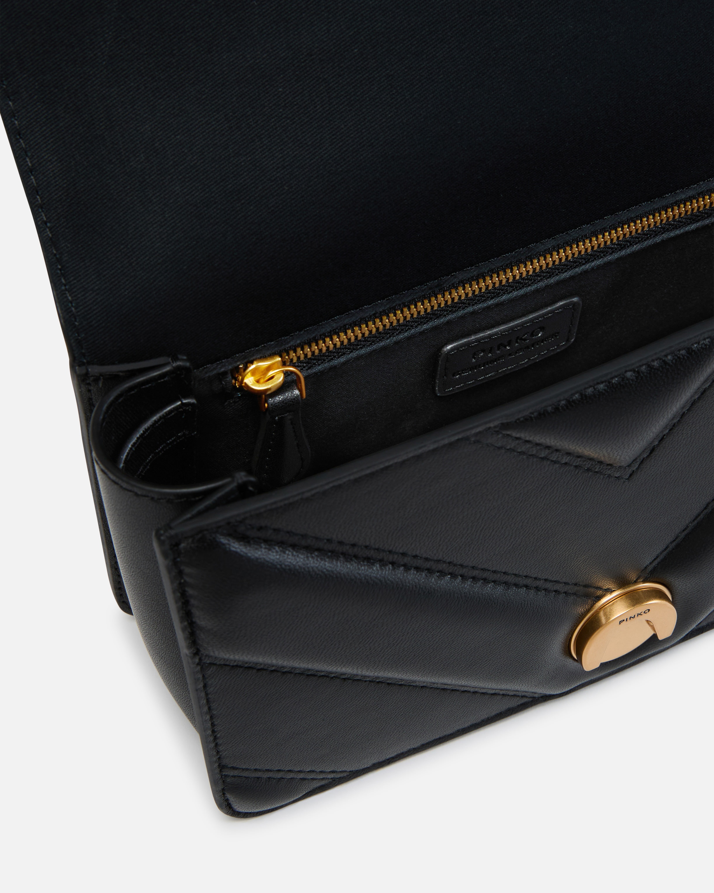 LOVE BAG MINI CHEVRON-QUILTED NAPPA LEATHER CROSSBODY BAG - 4