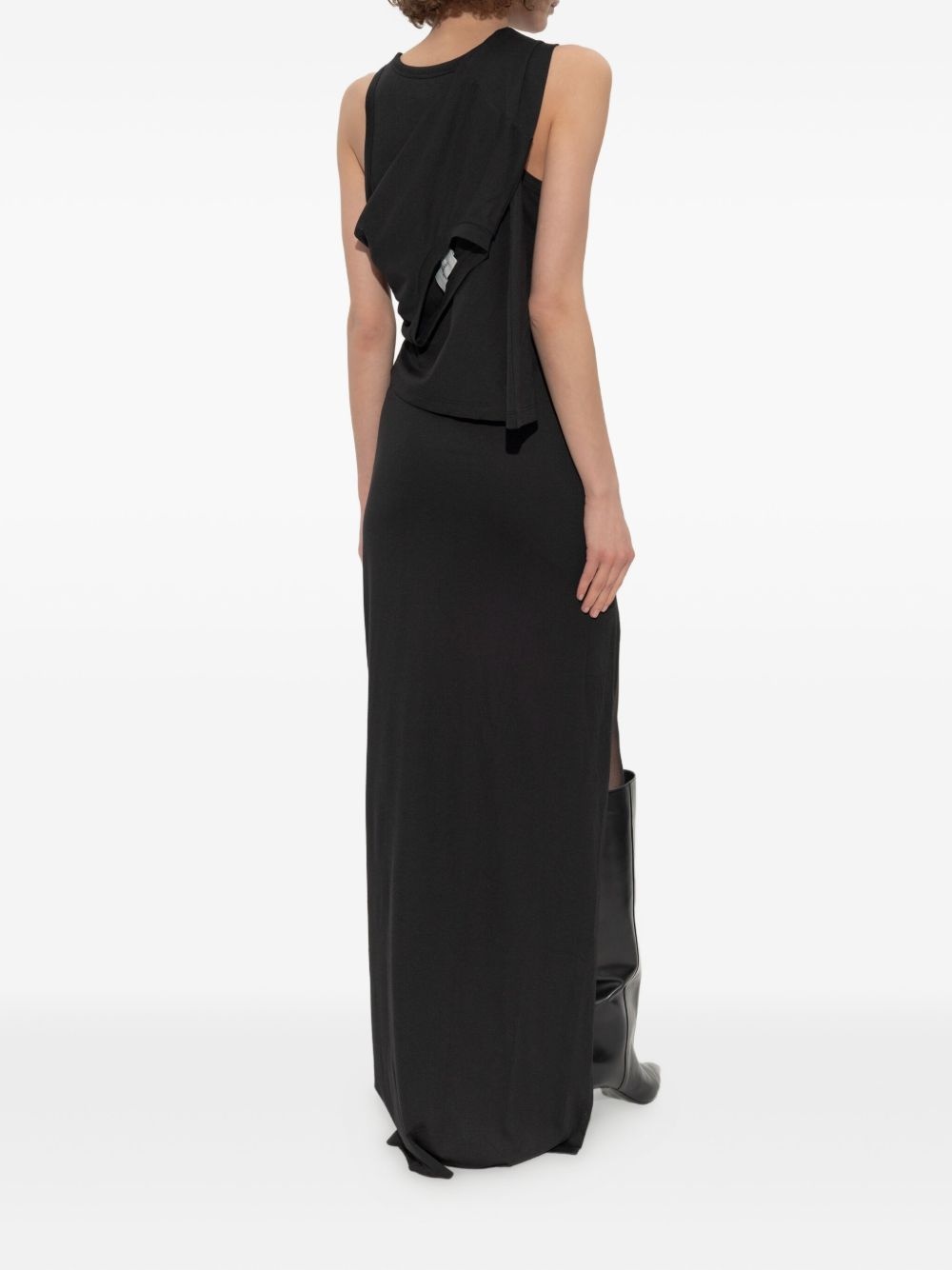knot-detail side-split maxi dress - 3