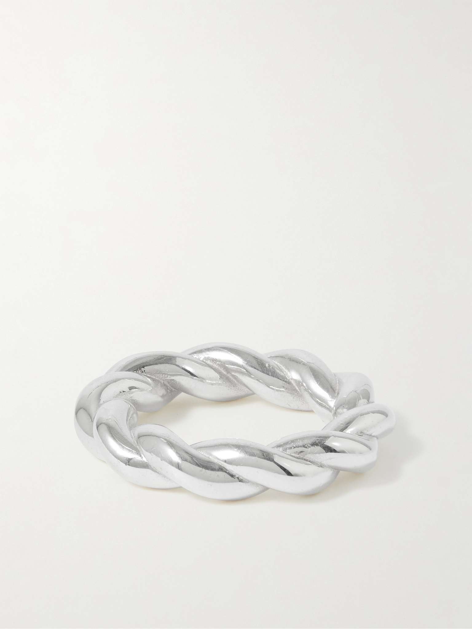 Twisted Sterling Silver Ring - 3