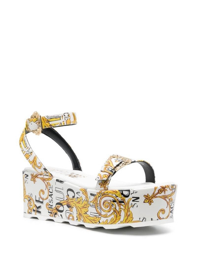 VERSACE JEANS COUTURE baroque pattern-print 70mm sandals outlook
