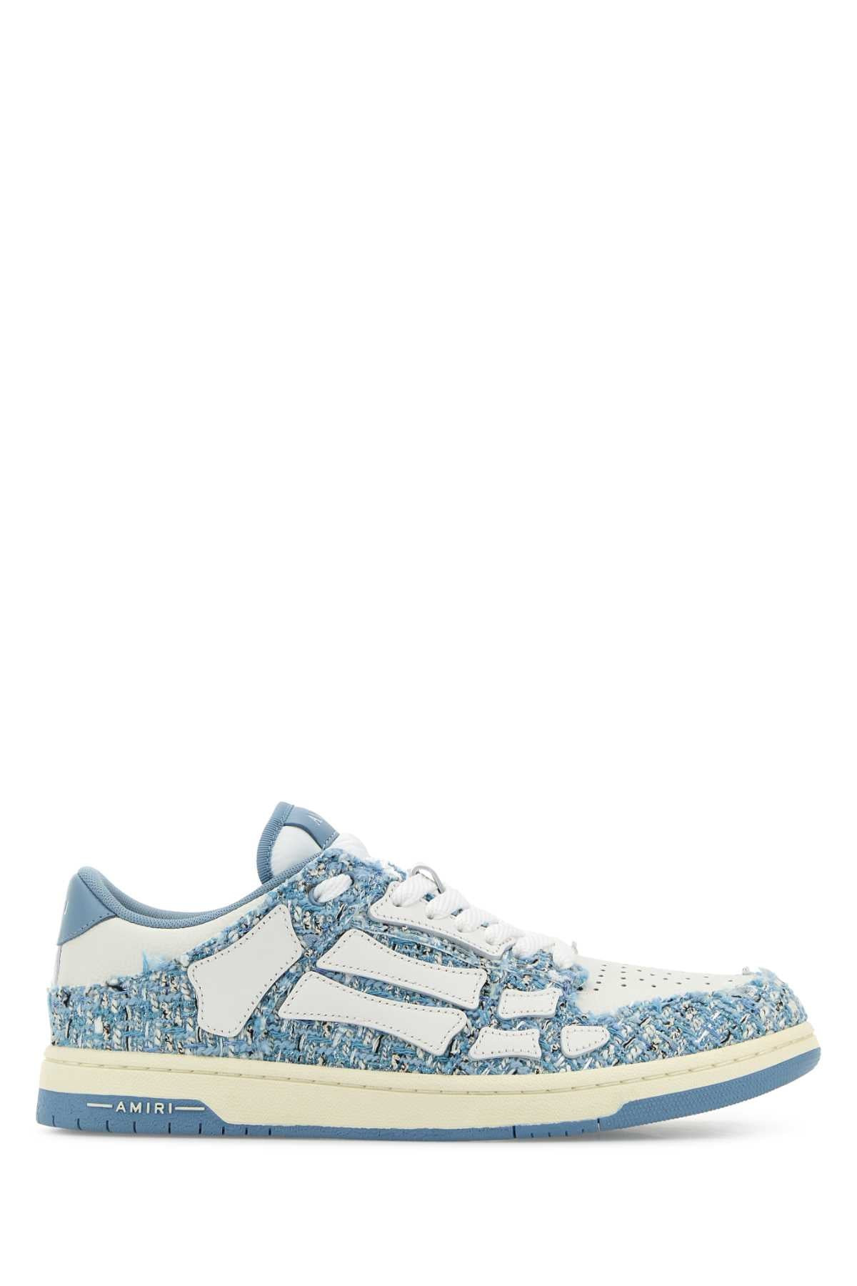 Amiri Men Tow-Tone Boucle Skel Sneakers - 1
