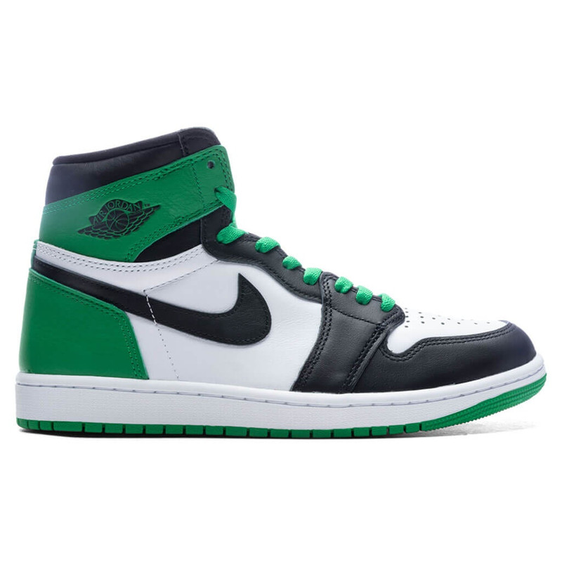 AIR 1 RETRO HIGH OG - BLACK/LUCKY GREEN/WHITE - 1