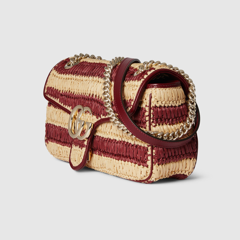 GUCCI GG Marmont woven medium shoulder bag outlook
