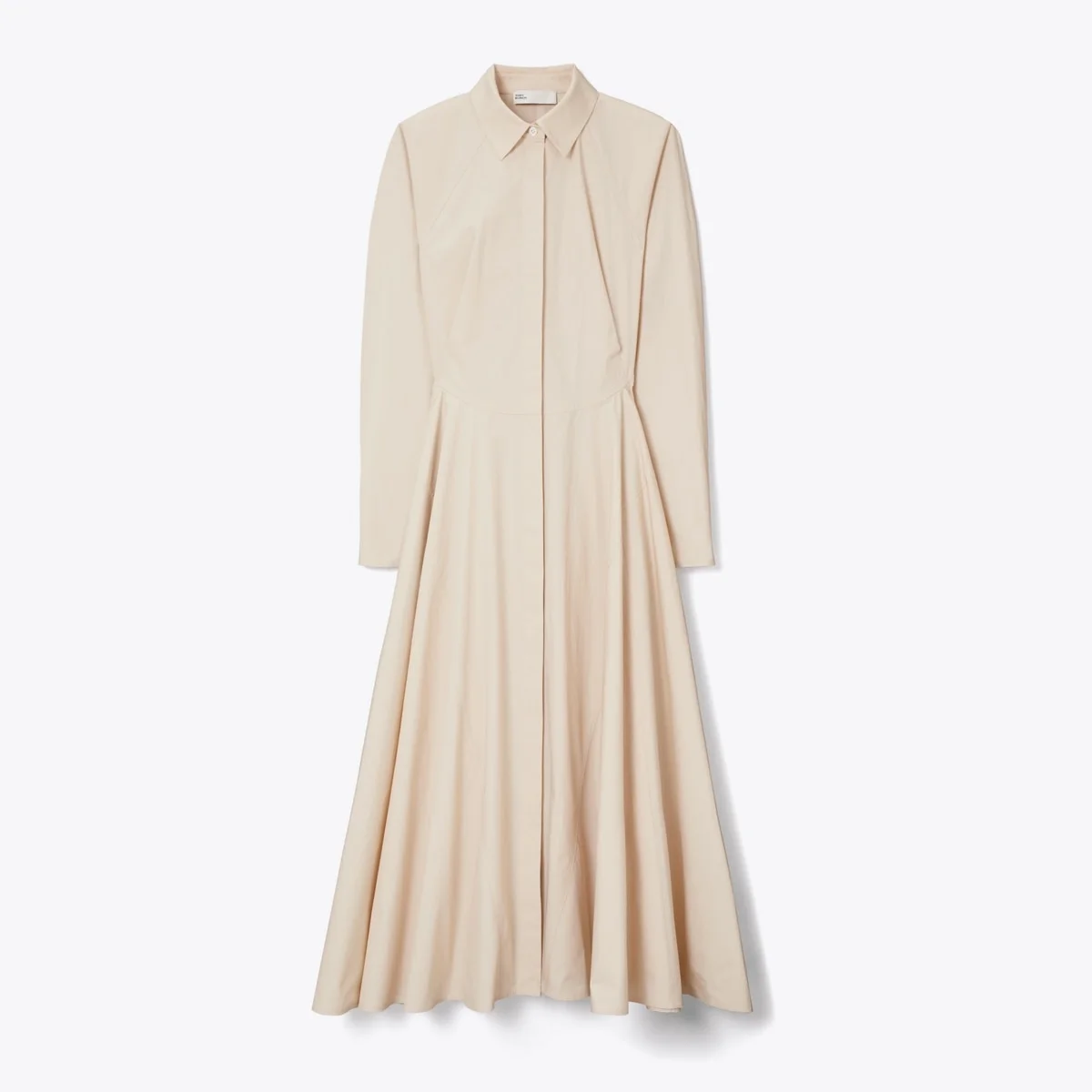 Cinched Cotton Shirtdress - 1
