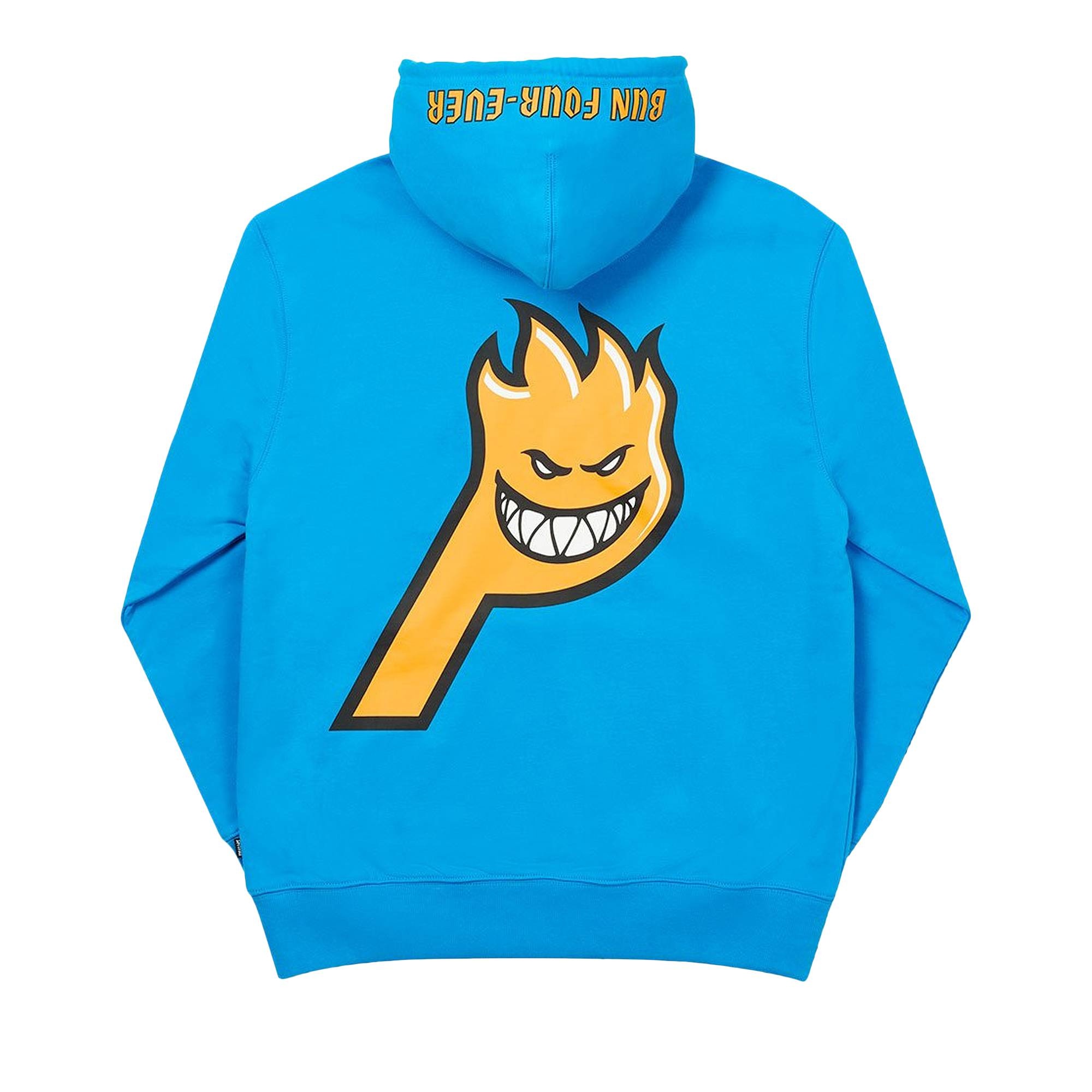 Palace x Spitfire Live To Bun Hood 'Blue' - 2
