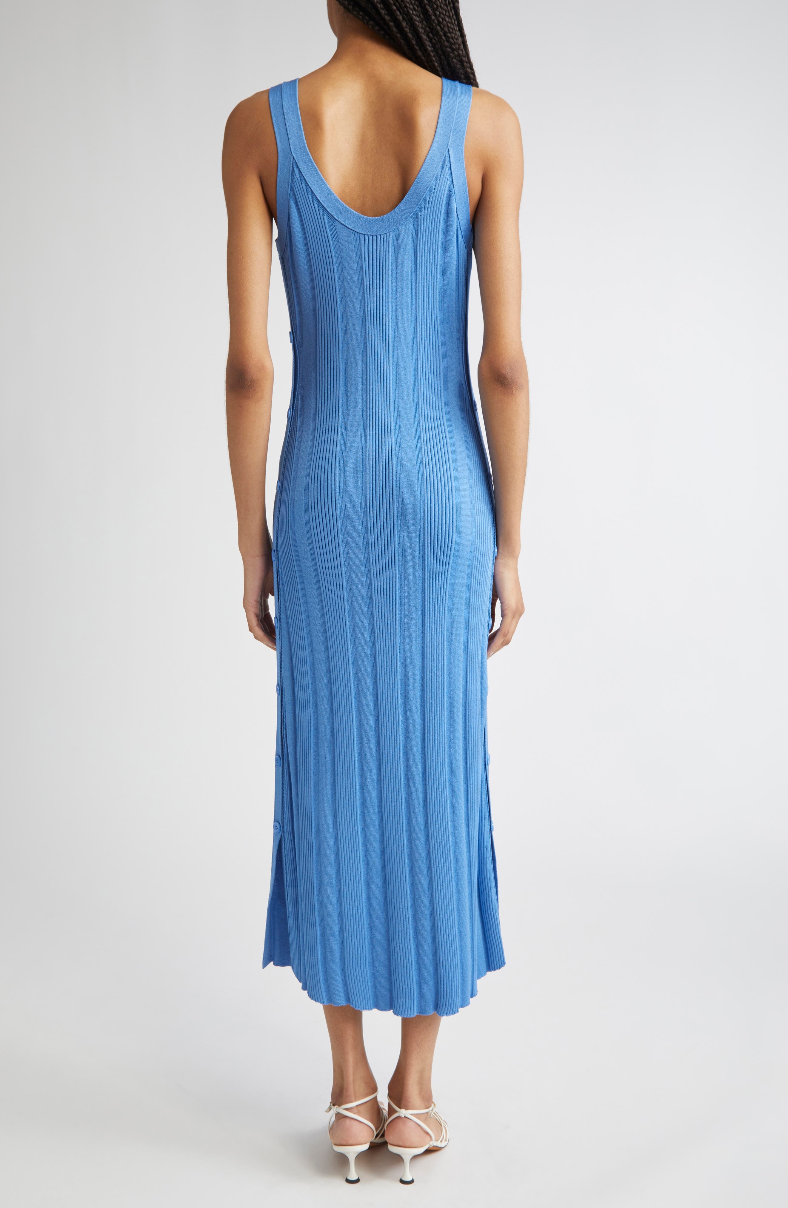 Proenza Schouler Ellis Rib Knit Dress in Blue at Nordstrom - 2