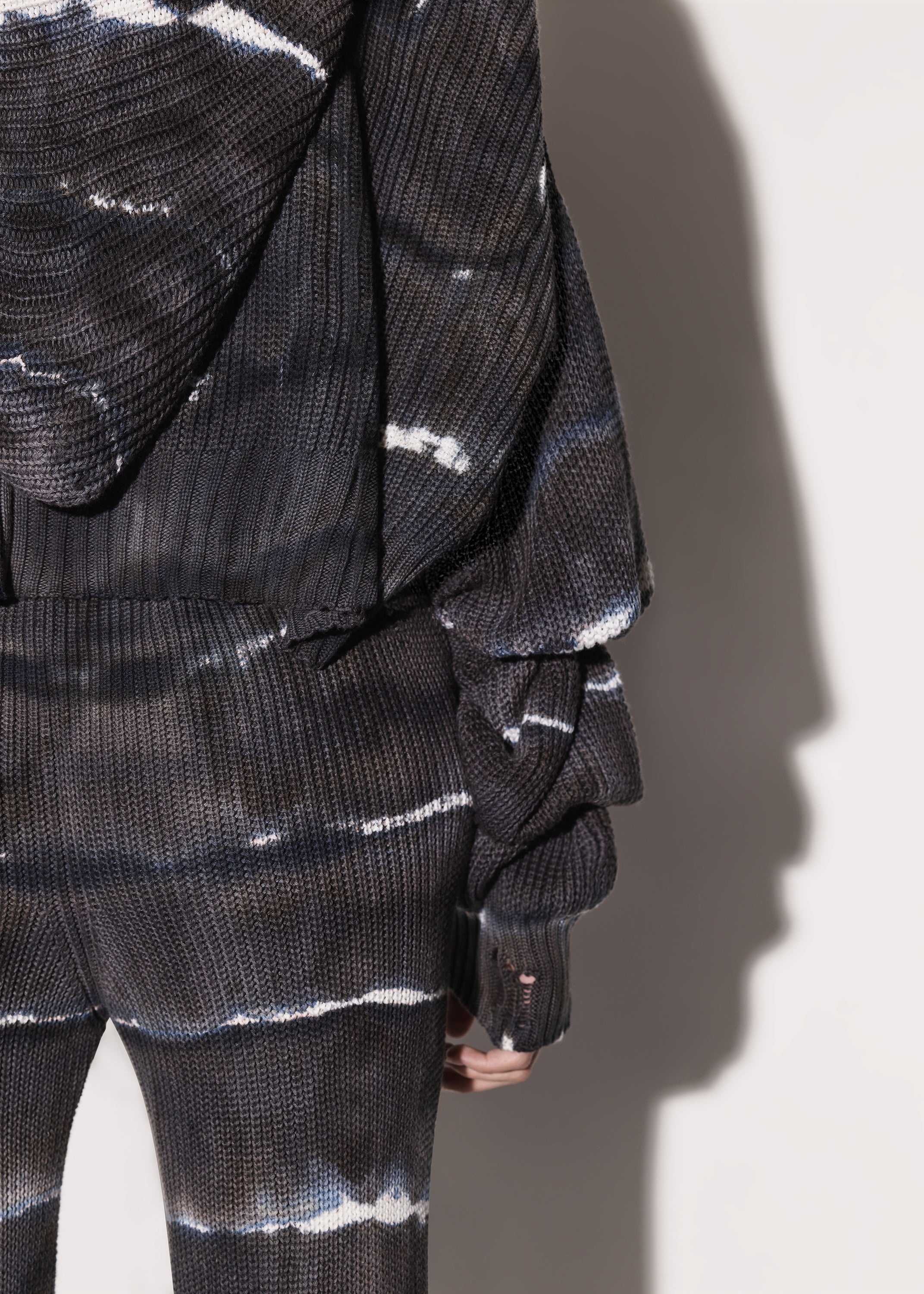 OVERSIZED RIB HOODIE - 8