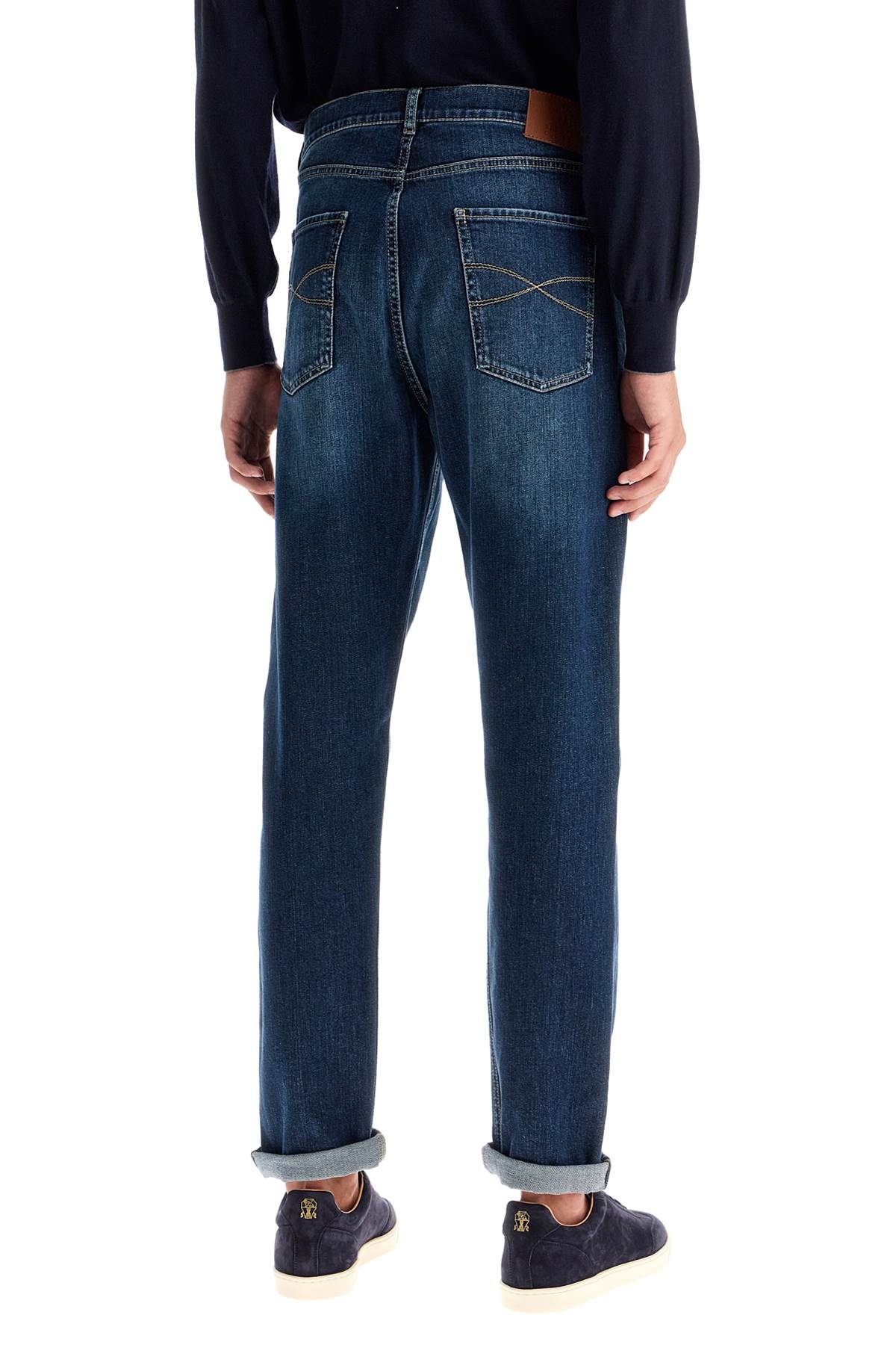 "STRETCH DENIM ICONIC FIT JEANS FOR A - 4