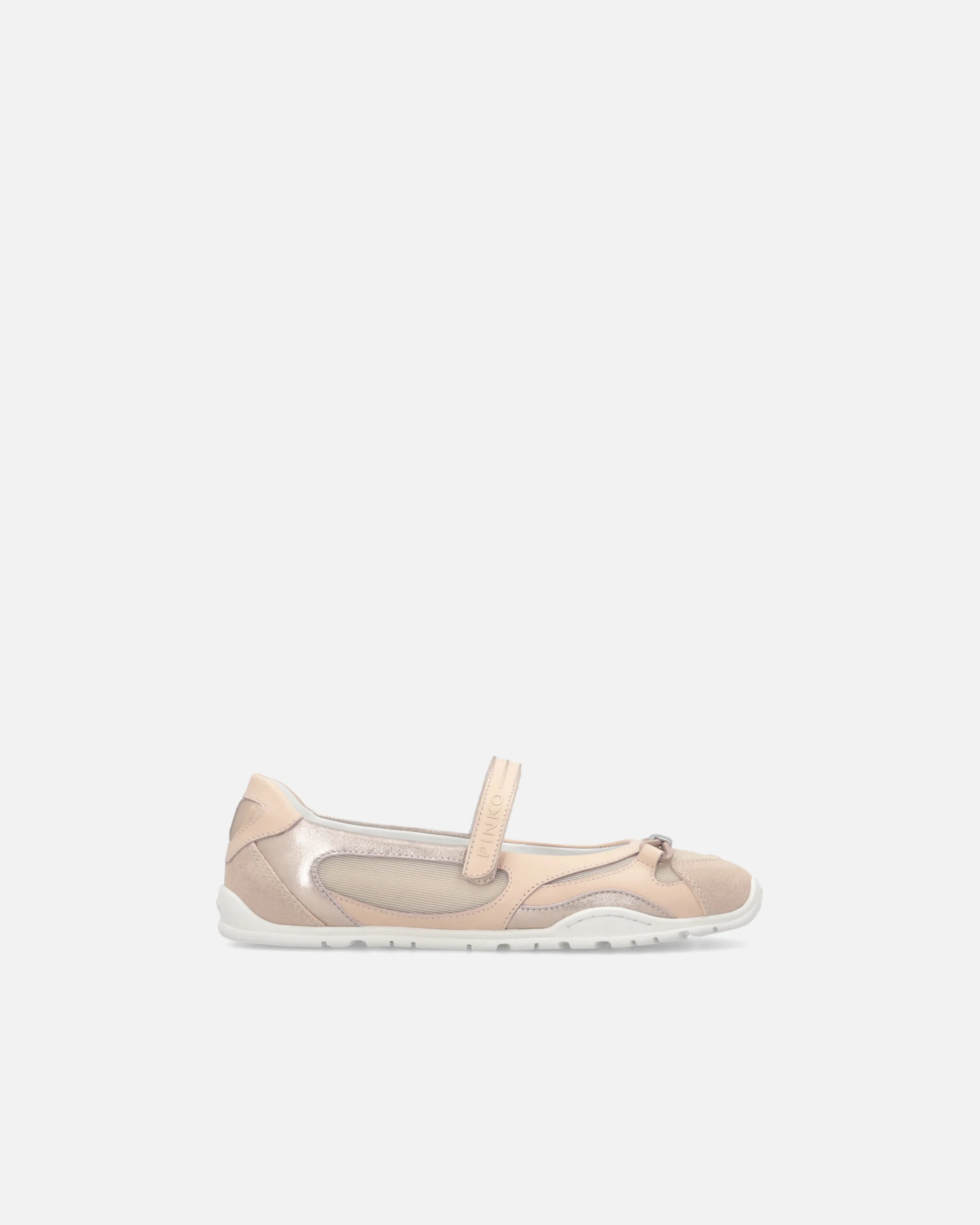 SPORTY BALLET FLATS WITH INSERTS AND PINKO LETTERING - 1