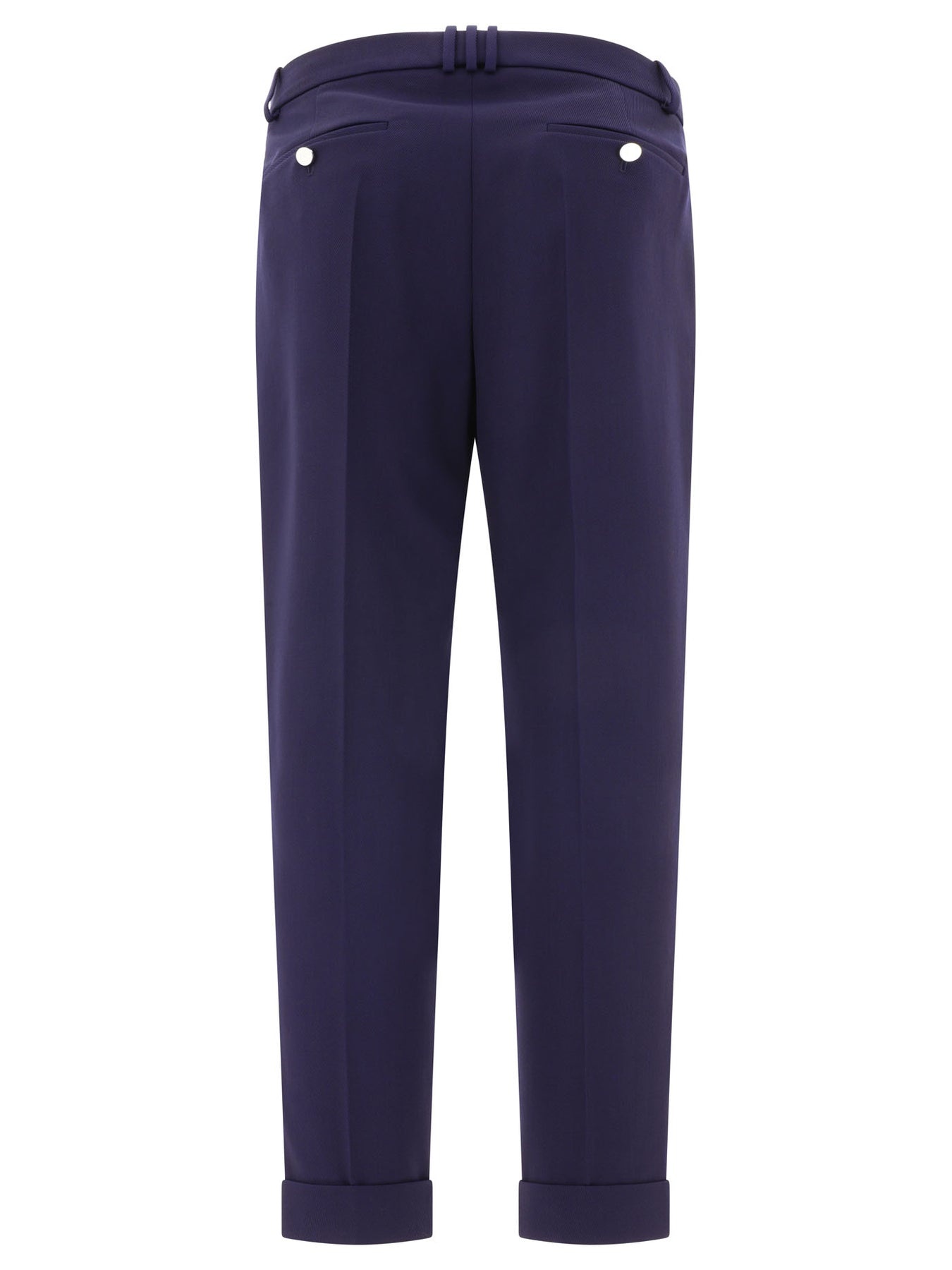 Twill Tailored Trousers Blue - 2