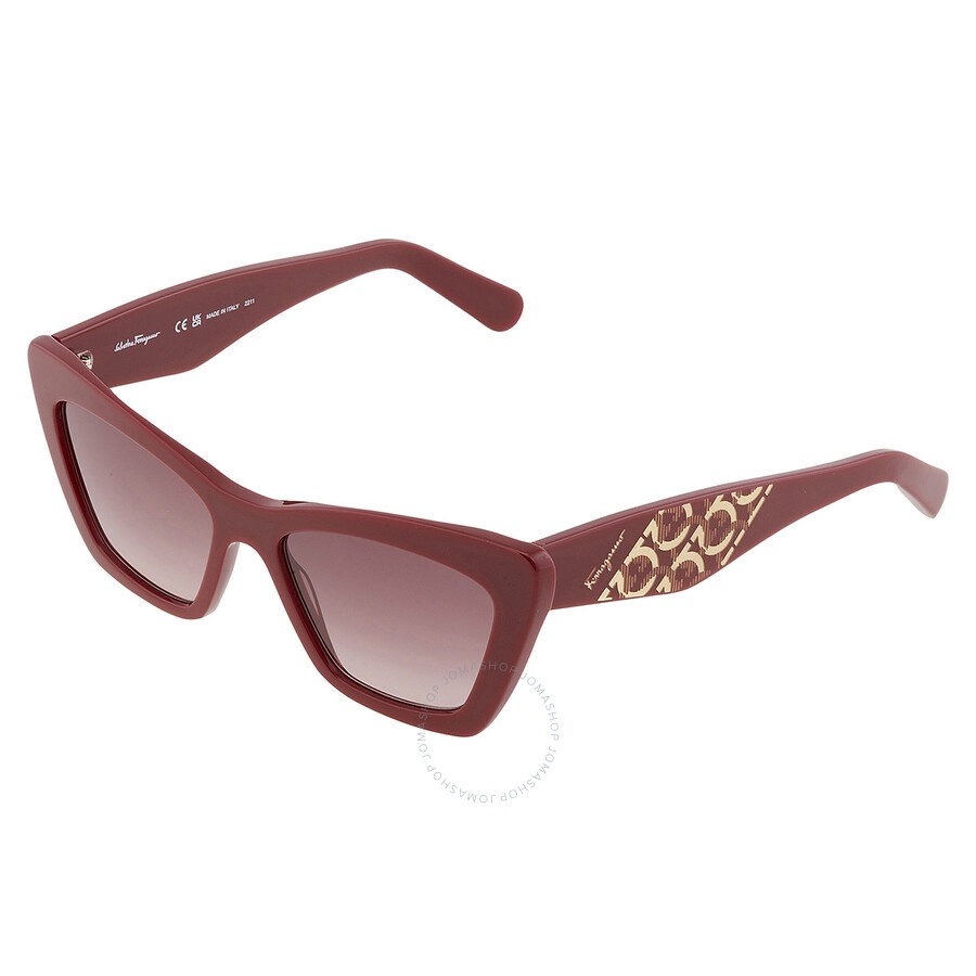 Salvatore Ferragamo Bordeaux Gradient Cat Eye Ladies Sunglasses SF1081SE 603 55 - 4