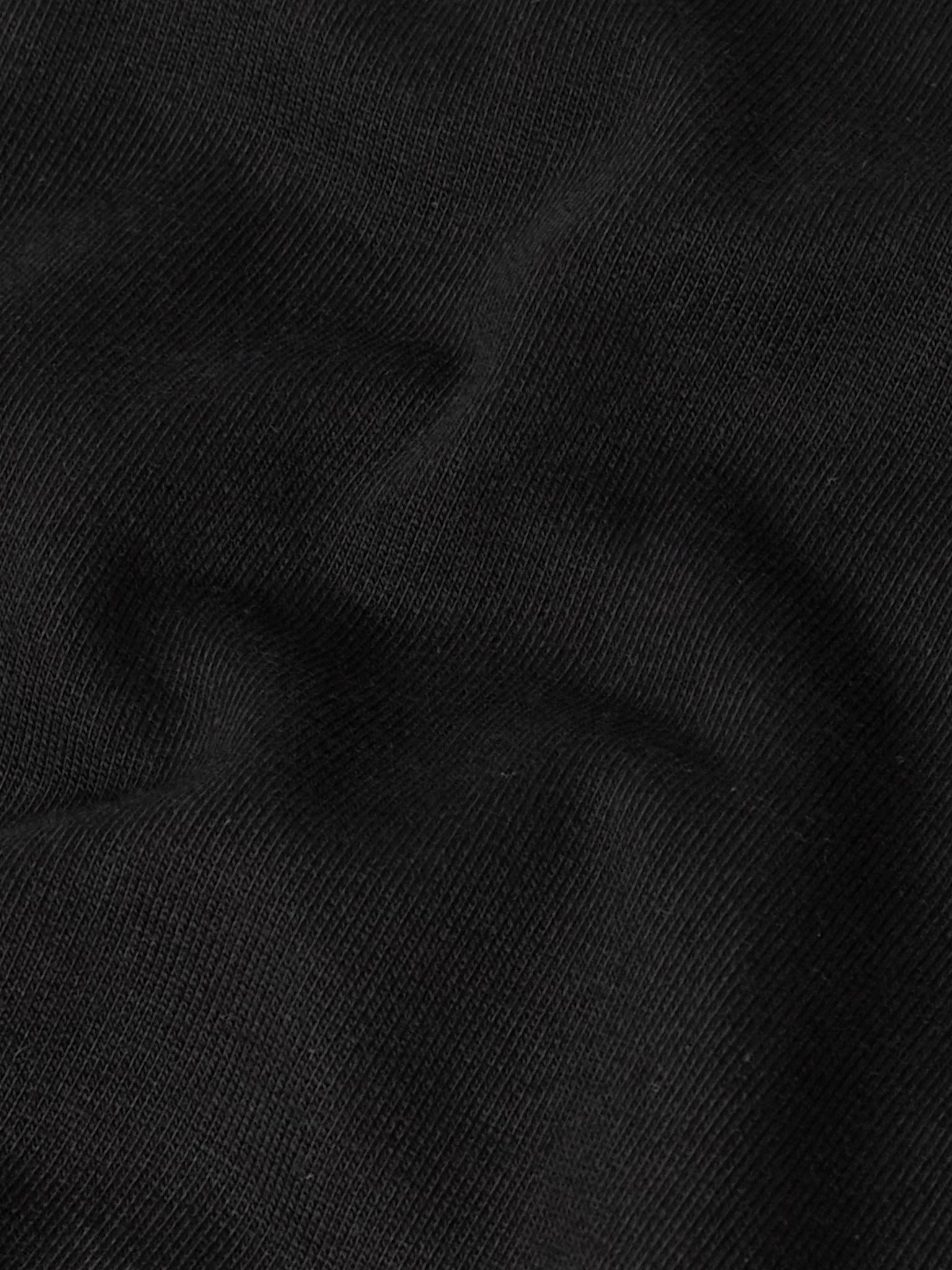 Cotton-Jersey Zip-Up Hoodie Black - 5
