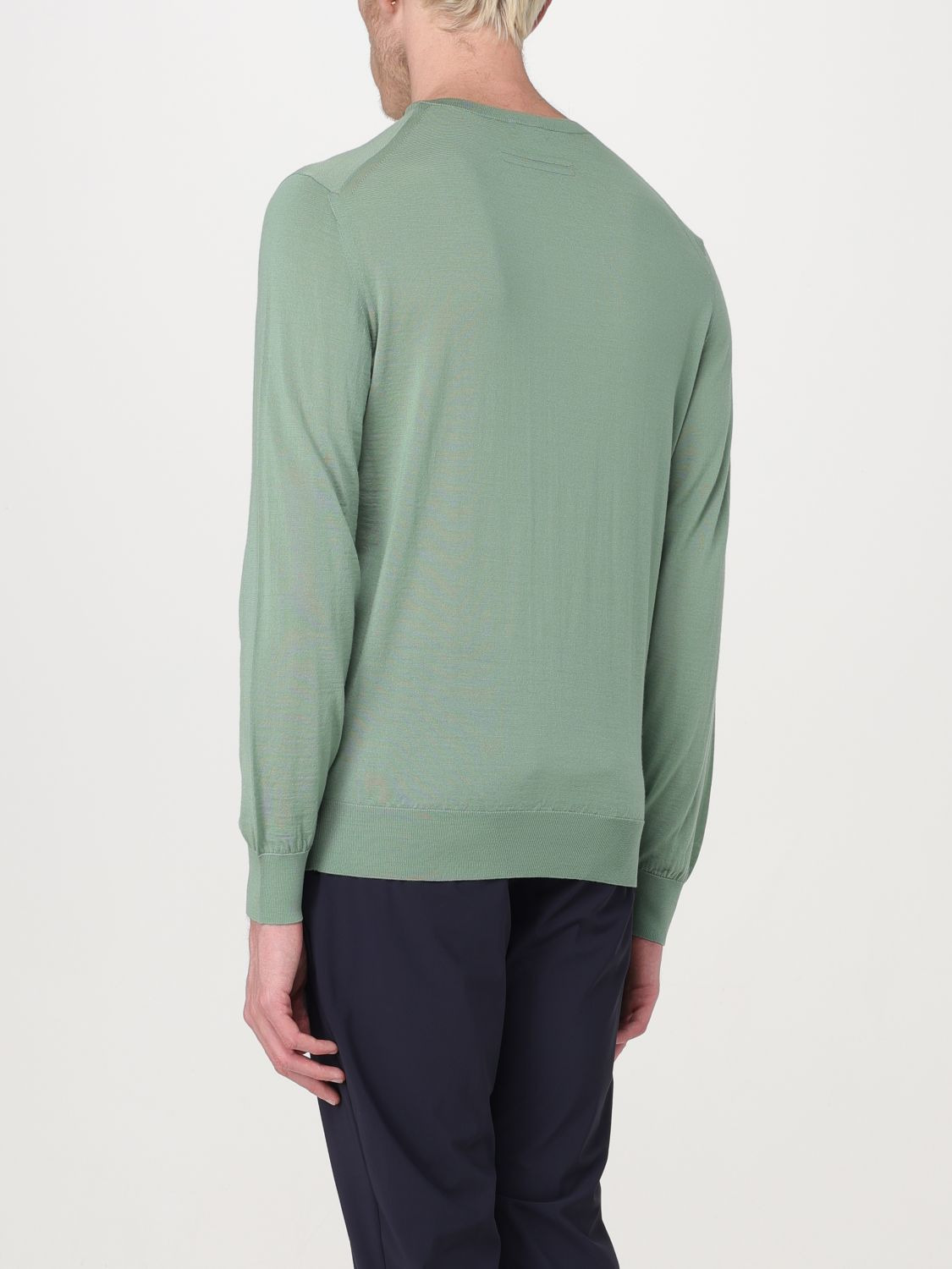 Zegna Sweater Men Green - 3