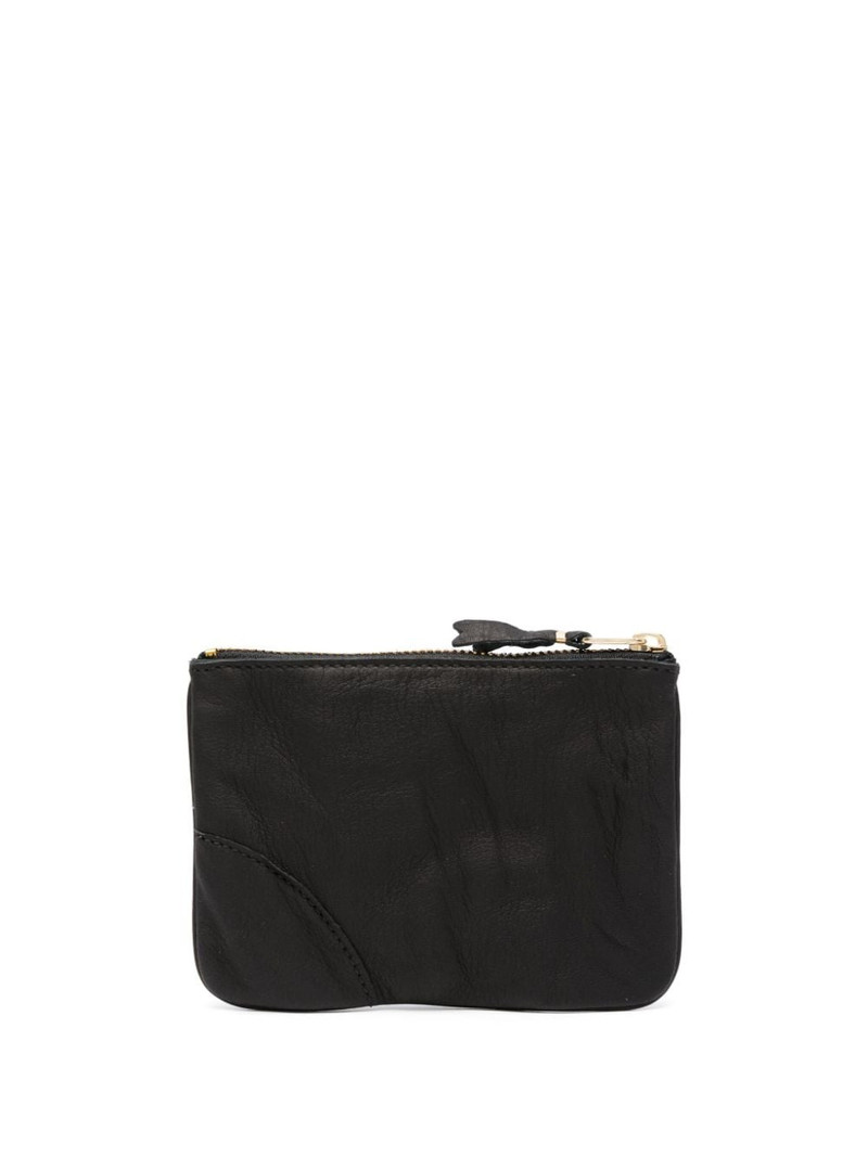 Comme Des Garçons Washed Wallet Top Zip Pouch outlook