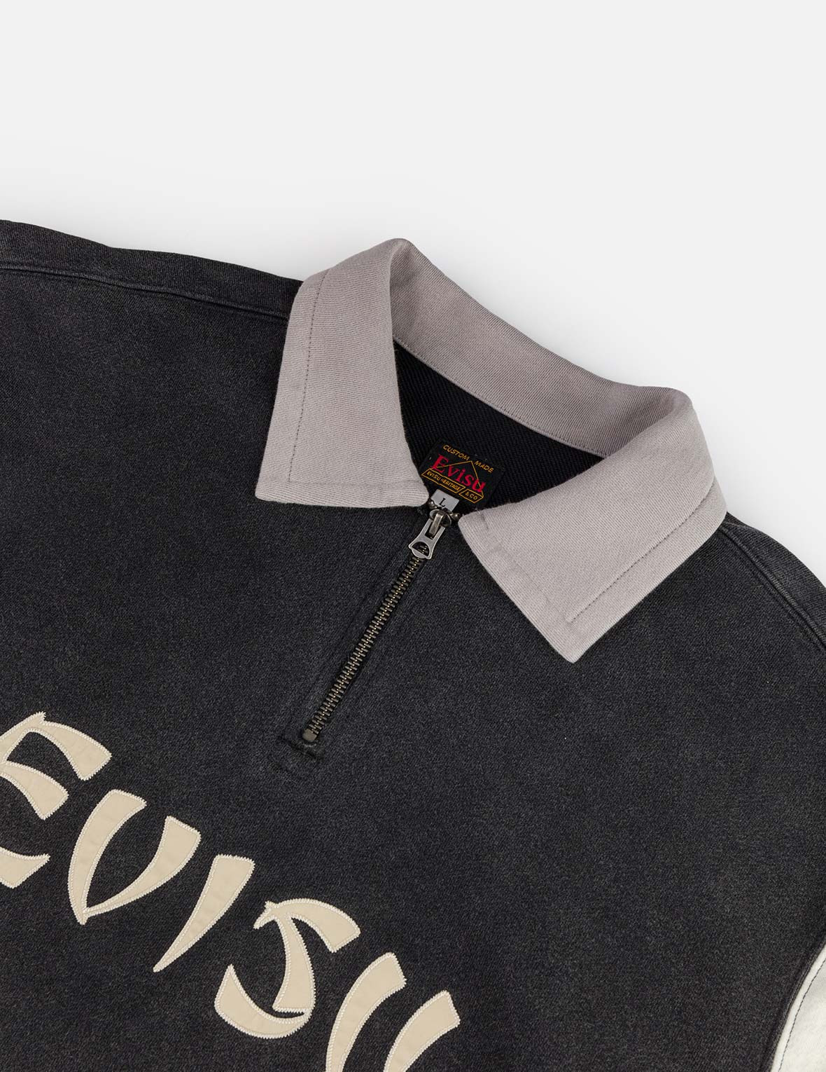 Logo Appliqué Regular Fit Half-Zip Color-Blocking Sweatshirt - 5