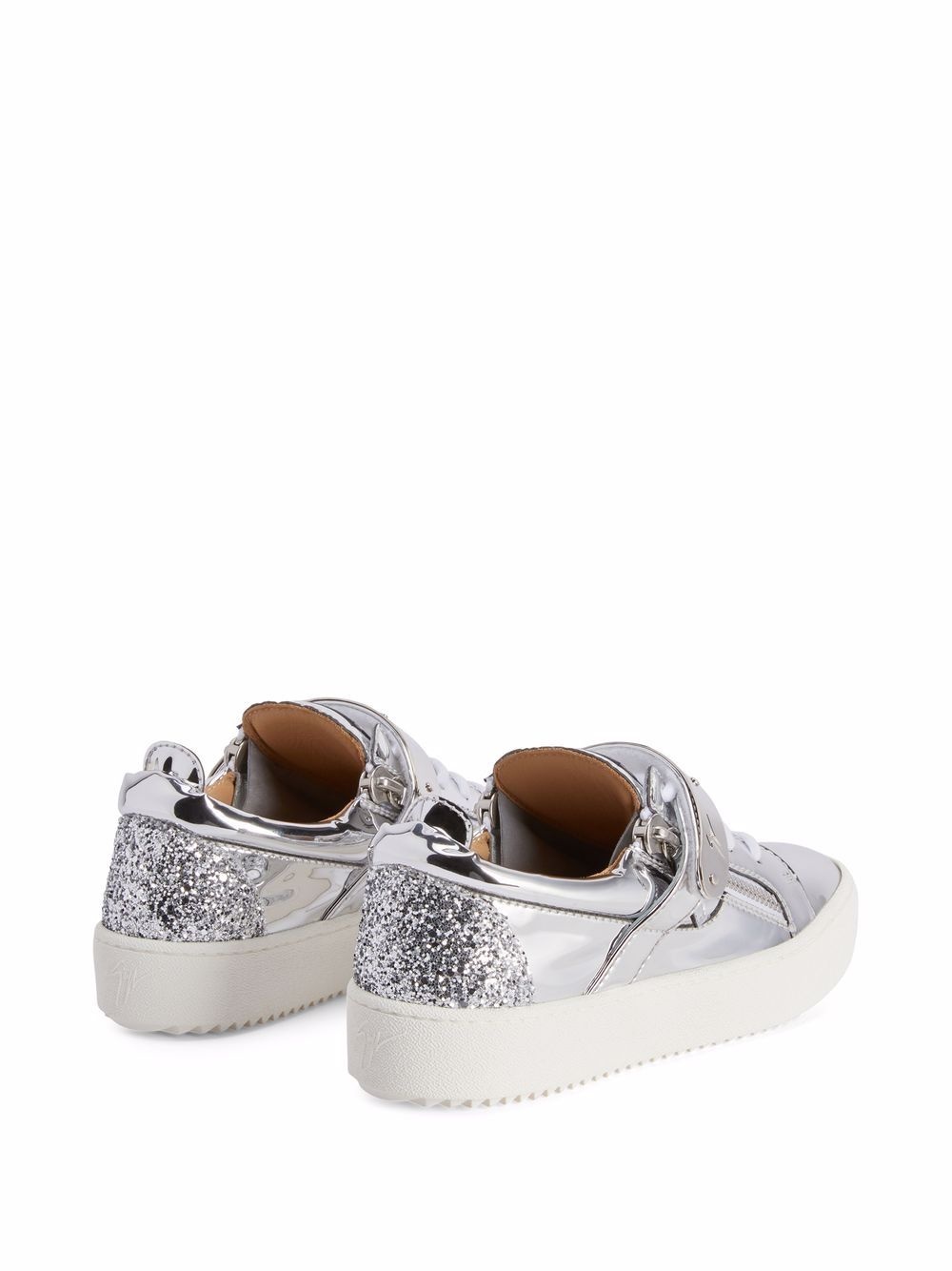Coby touch-strap leather sneakers - 3