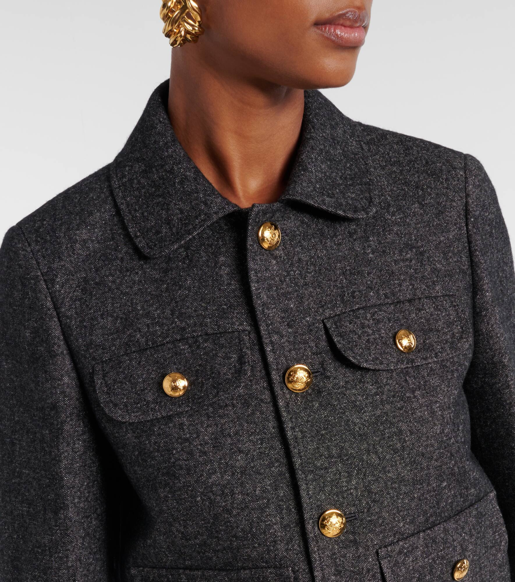 Chamonix cotton and wool-blend jacket - 4