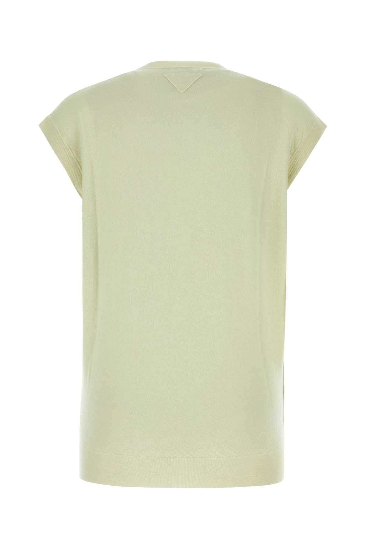 Prada Women Pastel Green Cashmere Vest - 2