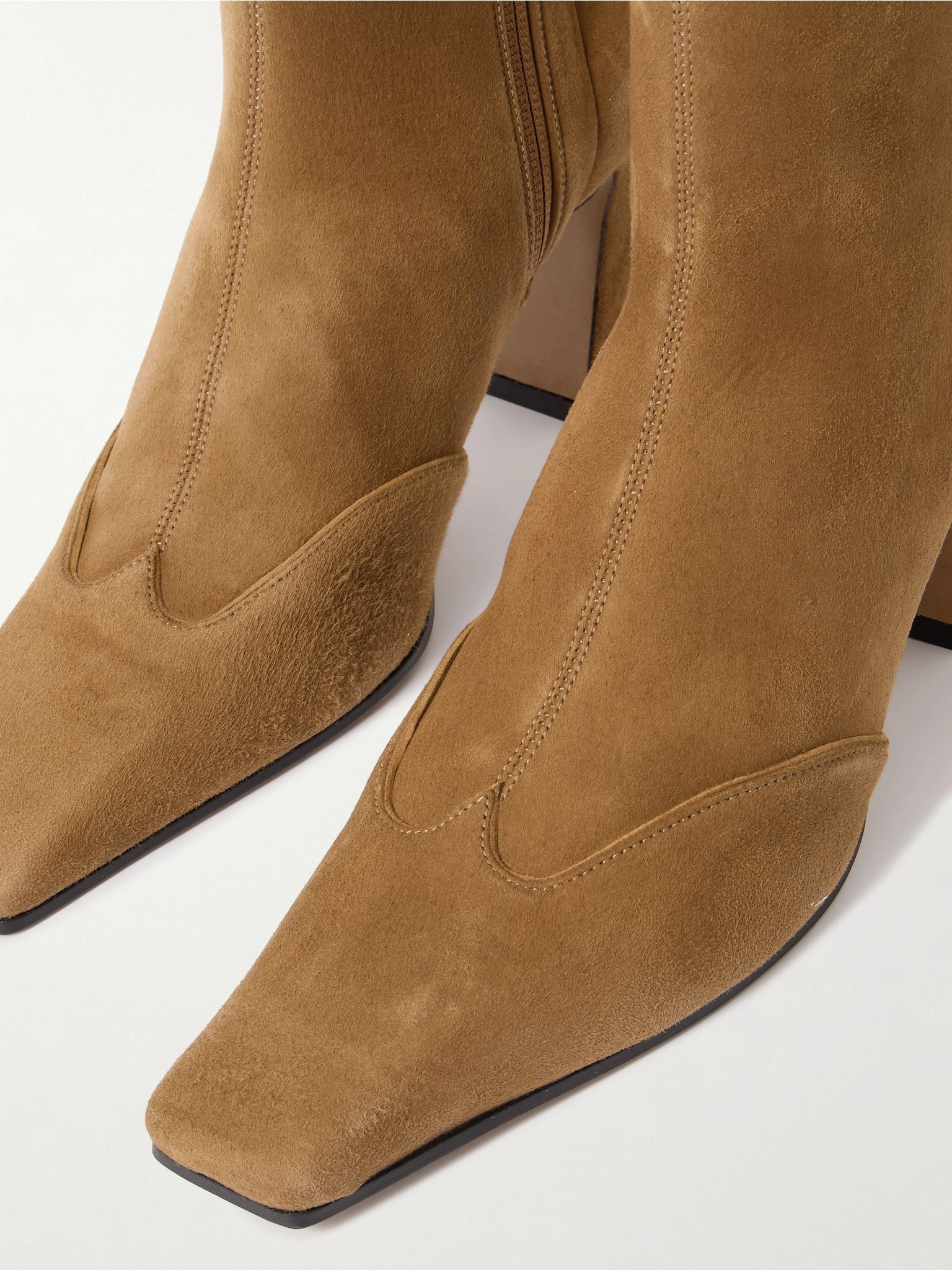 Nevada suede ankle boots Camel - 4