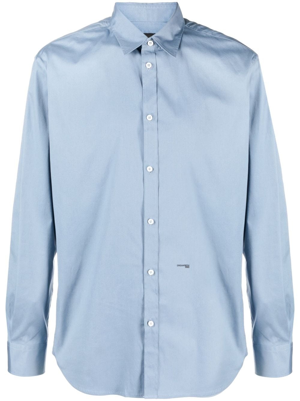 long-sleeved cotton shirt - 1