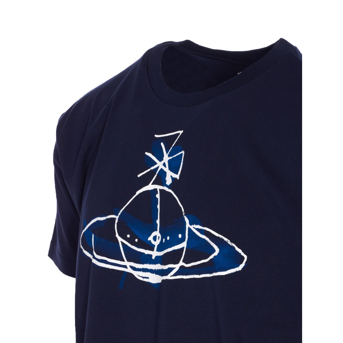 Vivienne Westwood Men Drawn Orb Logo Classic T-Shirt - 2