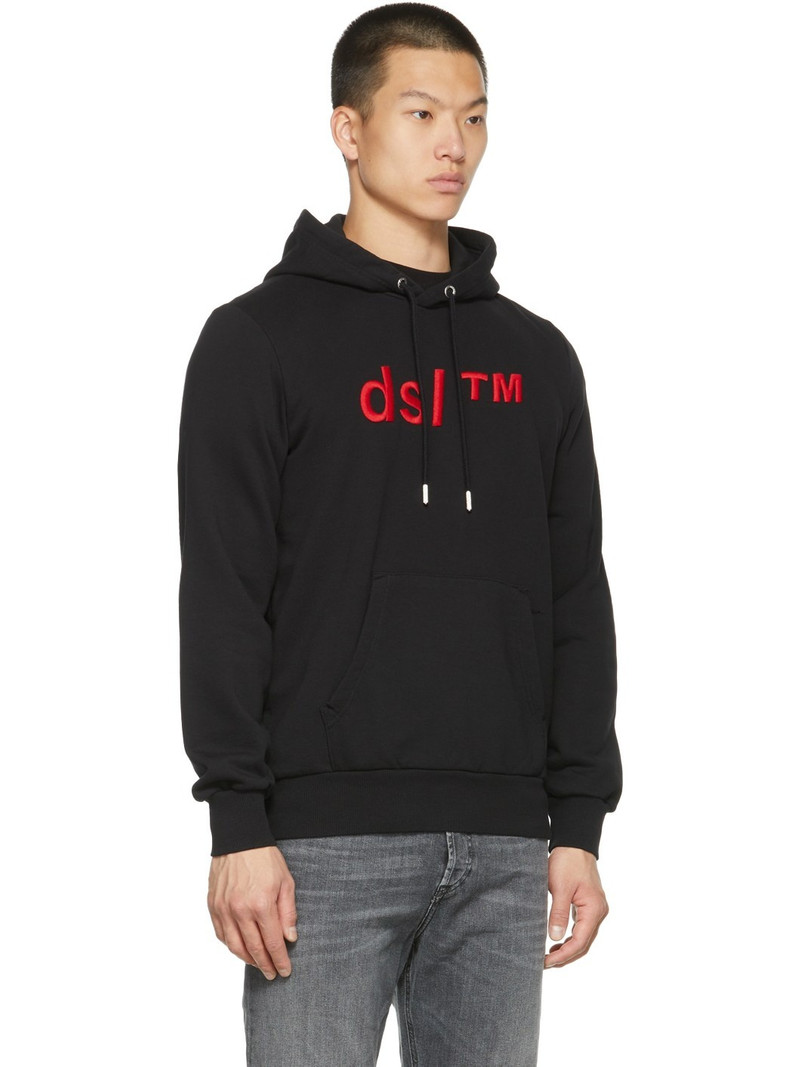 Diesel Black S-Girk-Hood-B4 Hoodie outlook