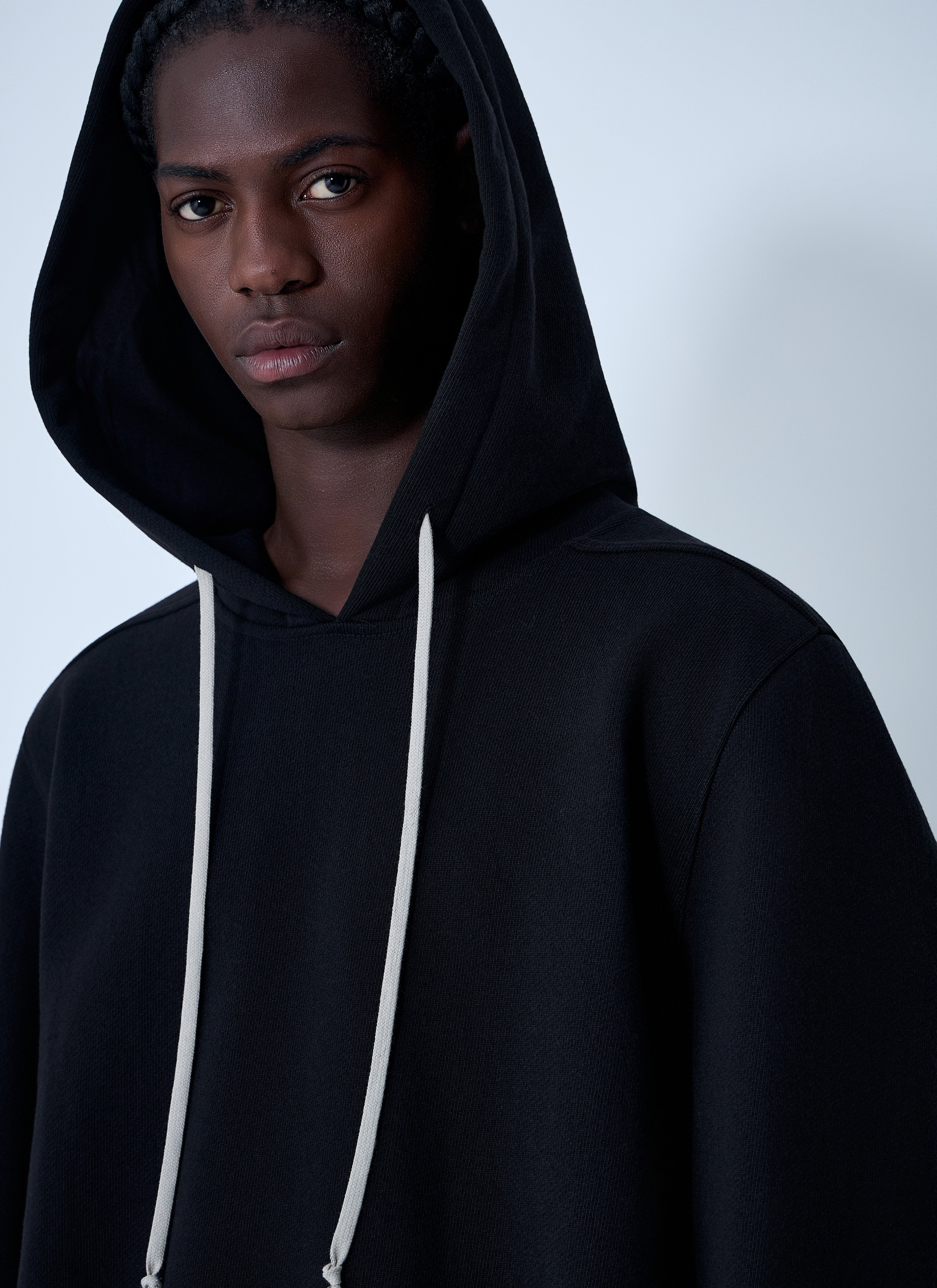 Rick Owens Men Cotton Hooded Sweatshirt - 5