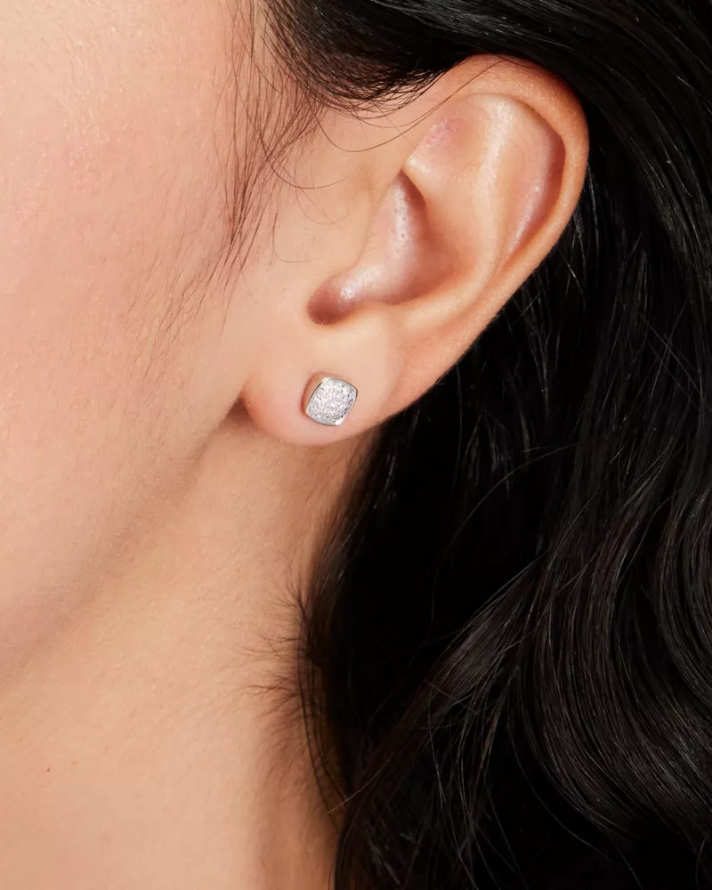 kate spade Kate Spade Fine Time To Shine Pavé Diamond Studs outlook