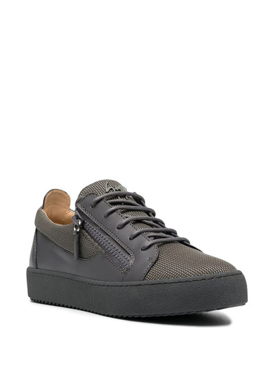 Giuseppe Zanotti zip-detail low-top sneakers outlook