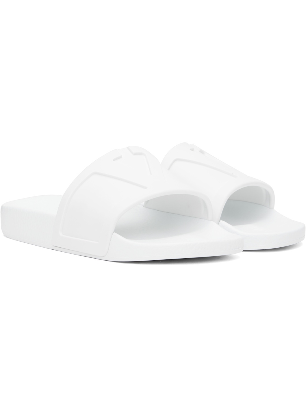 White Coolside Pool Slides - 4