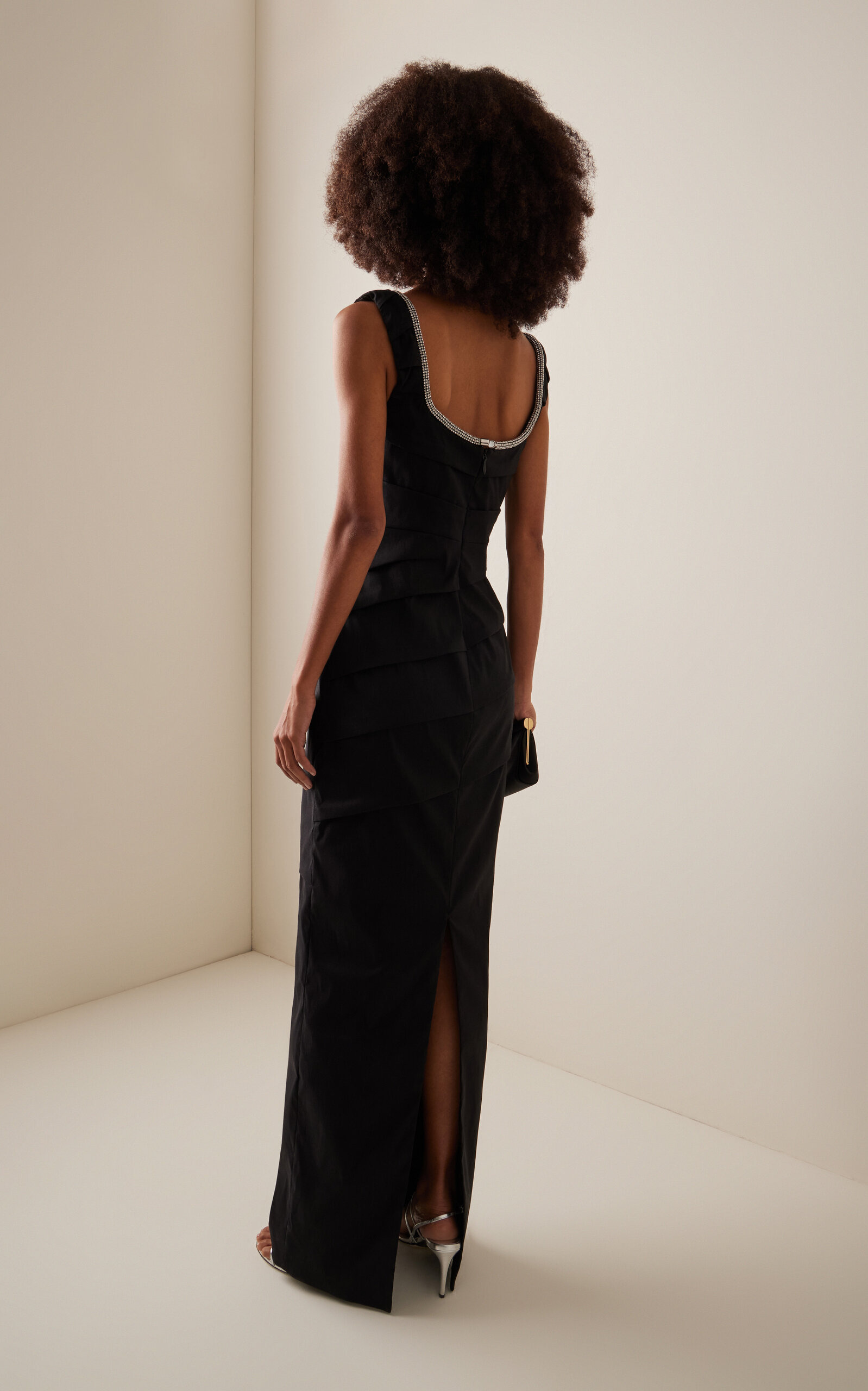 Onyx Crystal-Embellished Gown black - 4