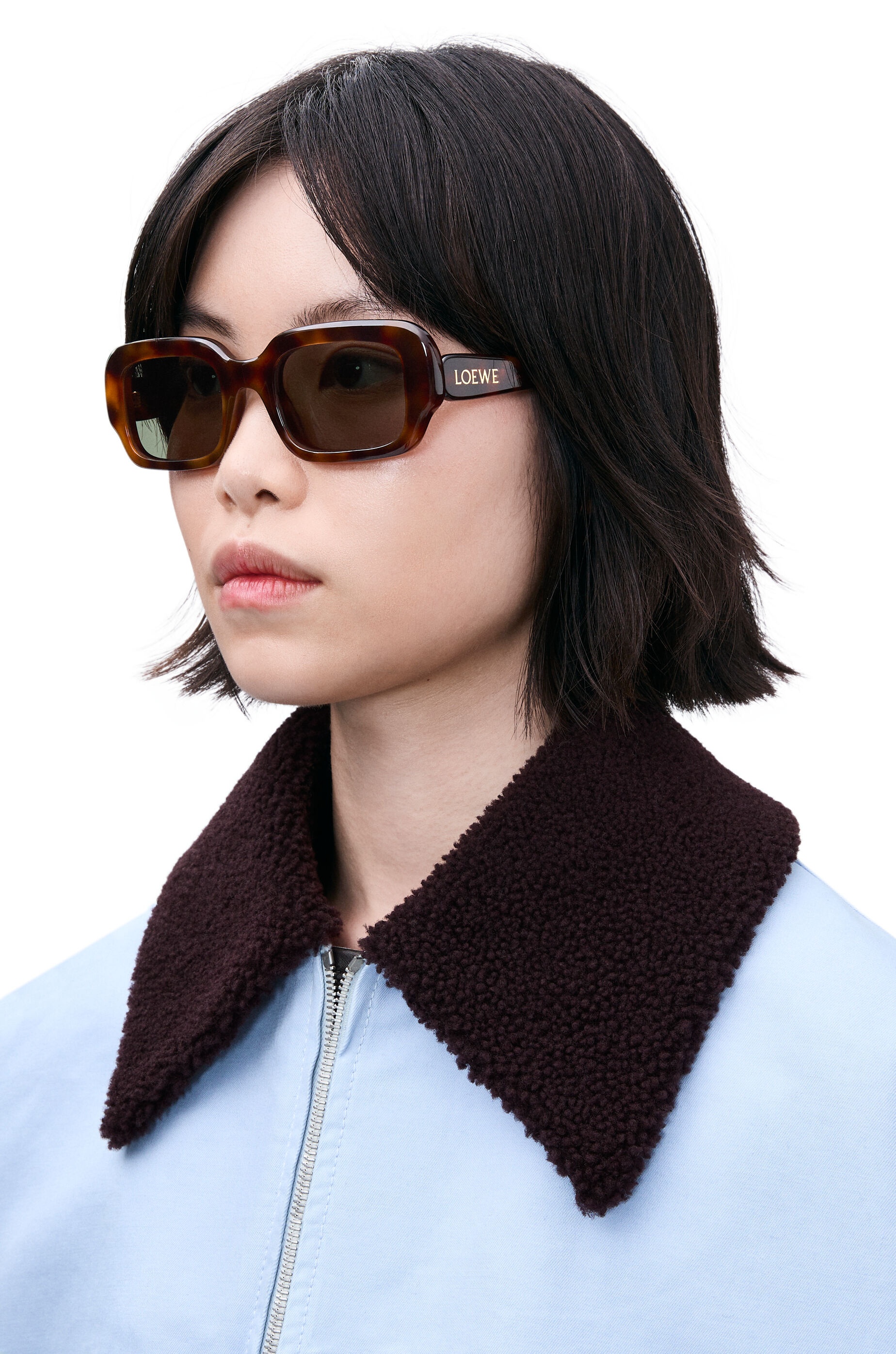 Loewe Rectangular Slim sunglasses | REVERSIBLE